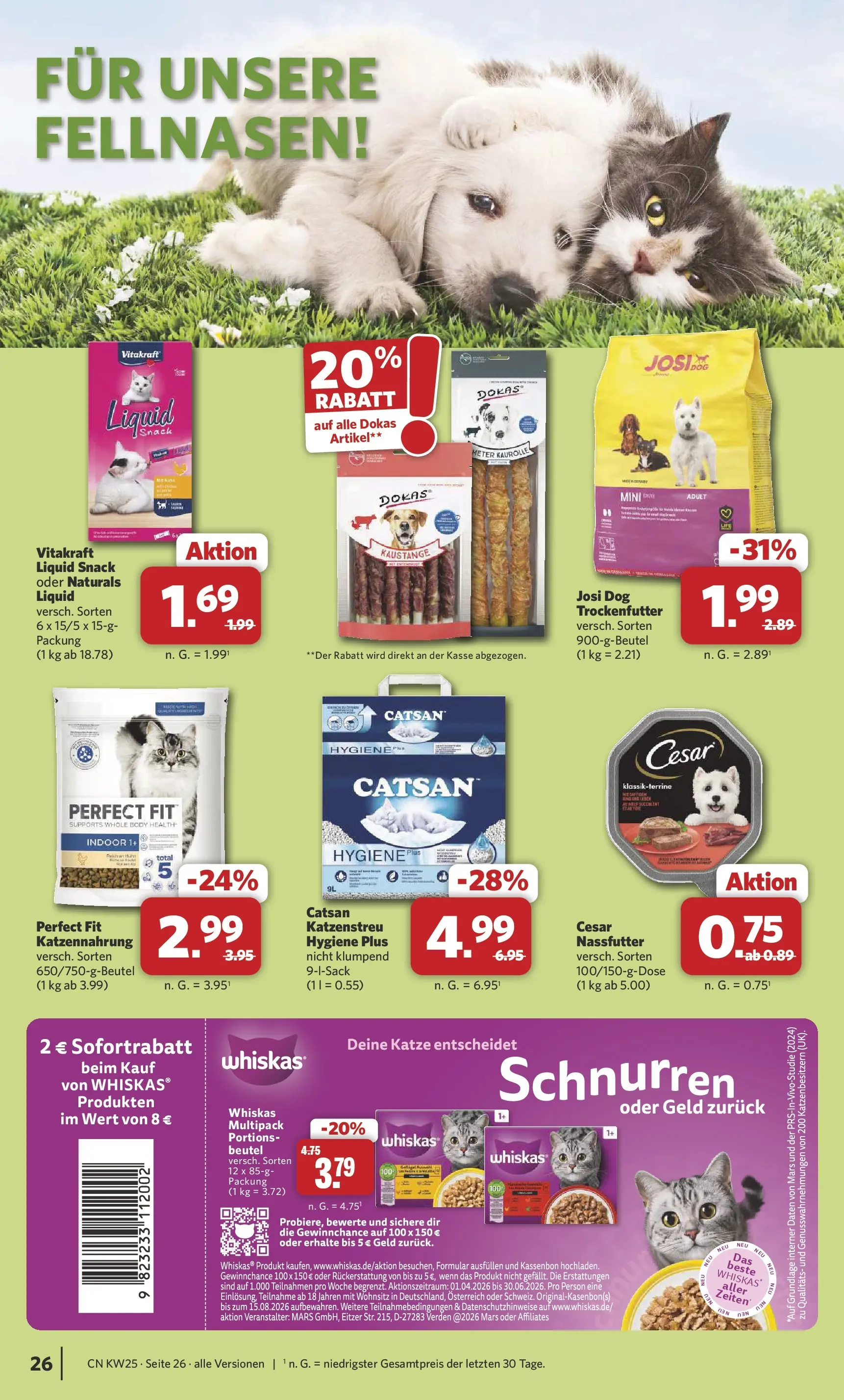 Combi Unsere Combi Wochenangebote (ab 15.06.2026) zum Blättern | Seite: 30 | Produkte: Catsan, Mars, Whiskas