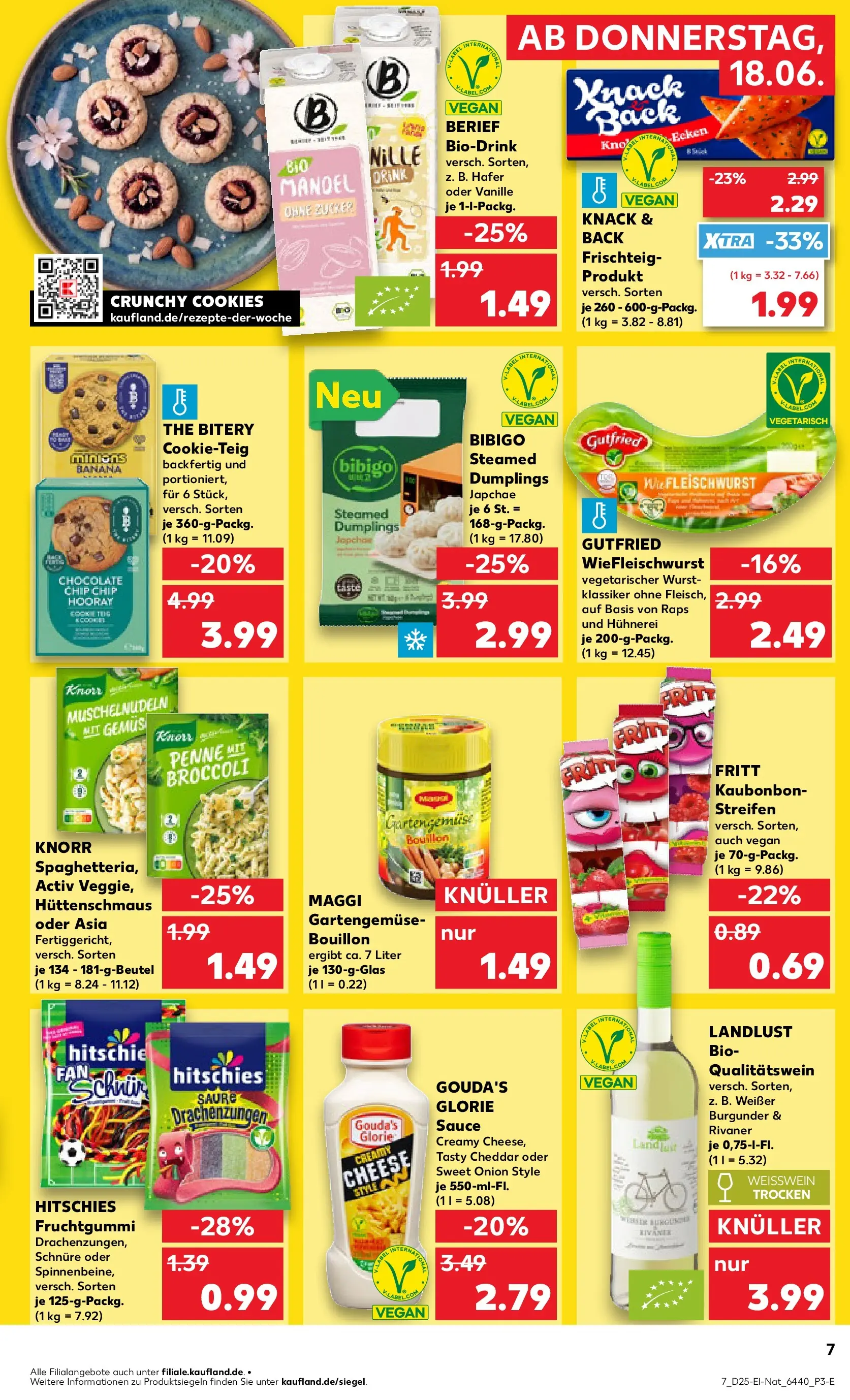 Prospekt Kaufland ab 18.06.2026 » Angebote Online zum Blättern | Seite: 7 | Produkte: Maggi, Weißwein, Knorr, Zucker