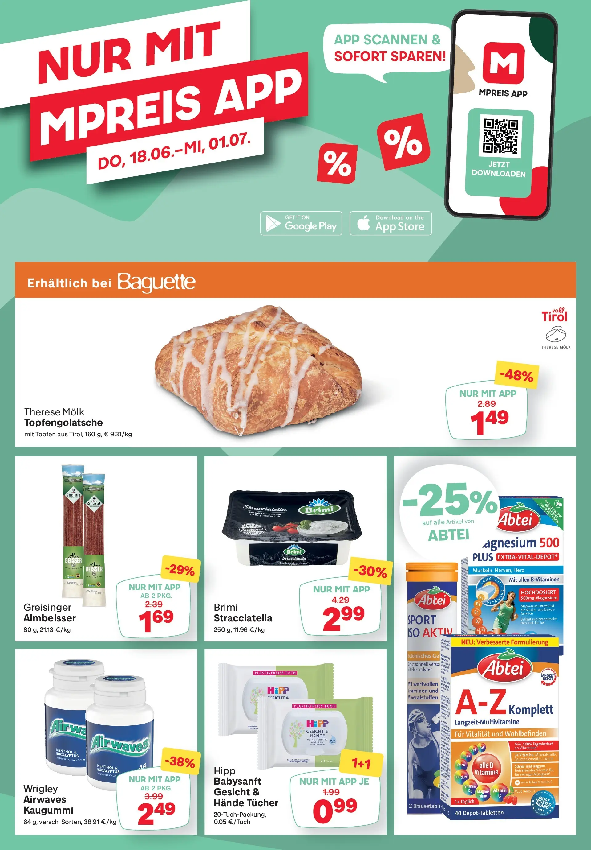 MPREIS St.Gallenkirch von 17.06.2026 - Aktuelle Angebote | Seite: 13 | Produkte: Jääkaappipakastin