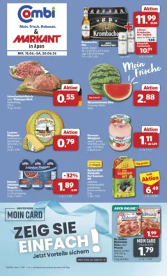 Combi Unsere Combi Wochenangebote ab 15.06.2026 gültig