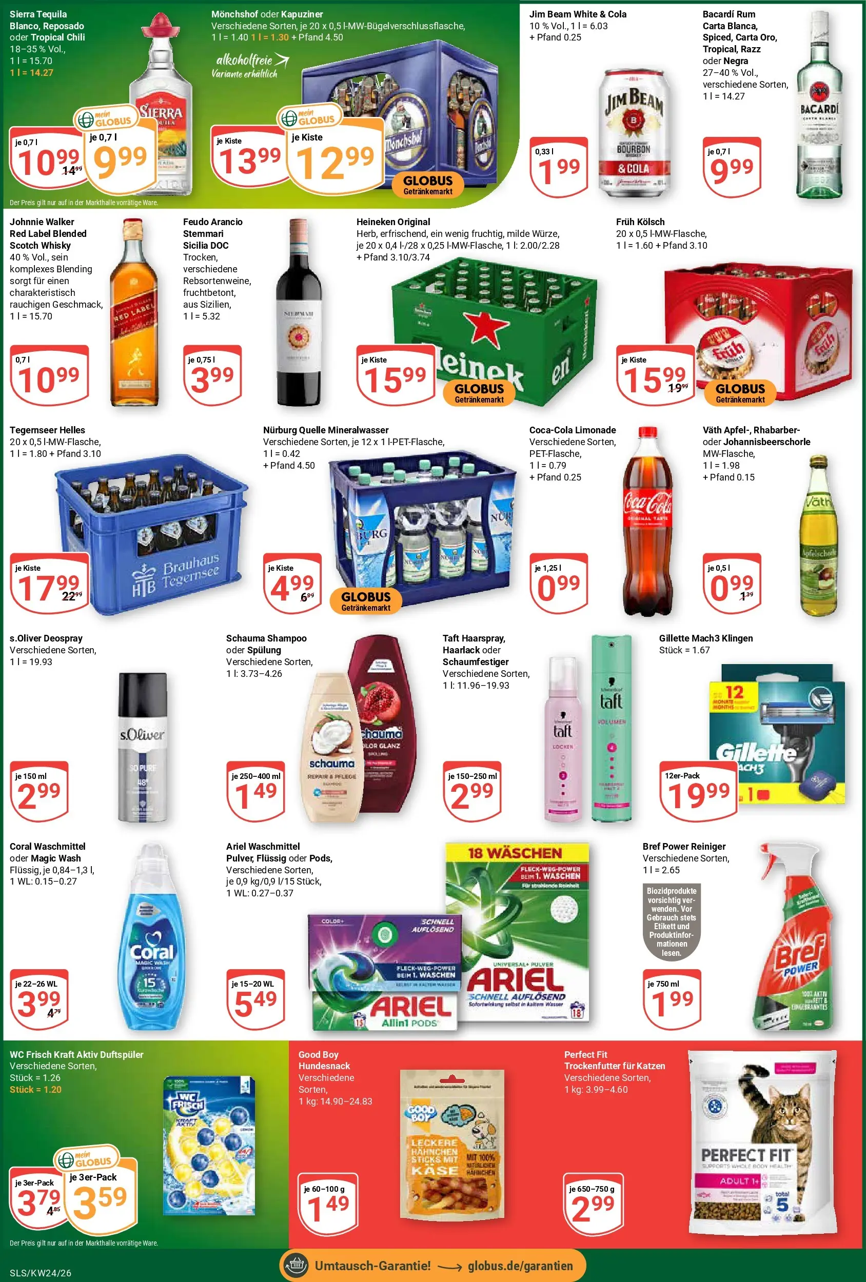 Globus Prospekt Saarlouis (ab 08.06.2026) » Angebote online | Seite: 7 | Produkte: Whisky, Rum, Limonade, Heineken