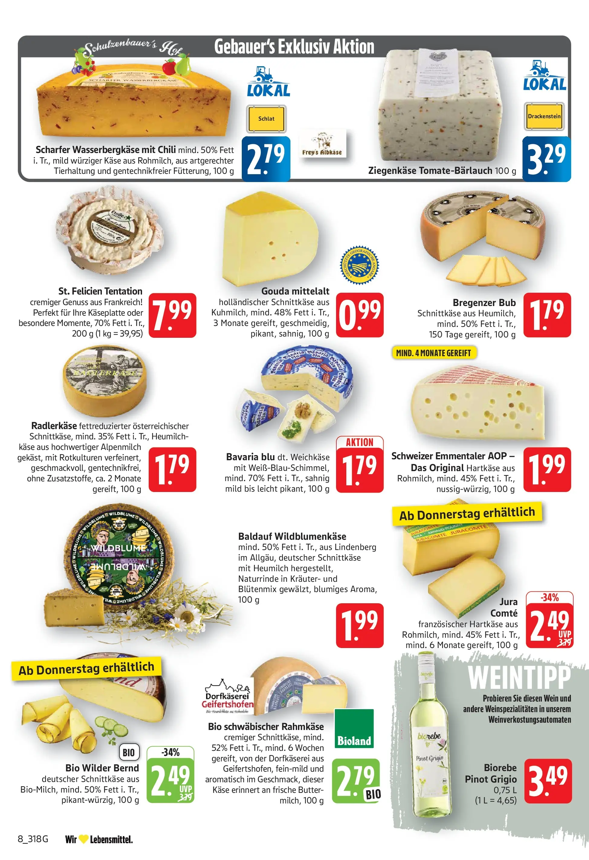 Edeka prospekt Geislingen (ab 08.06.2026) » Angebote Online | Seite: 8 | Produkte: Jura, Käse, Chili, Wein