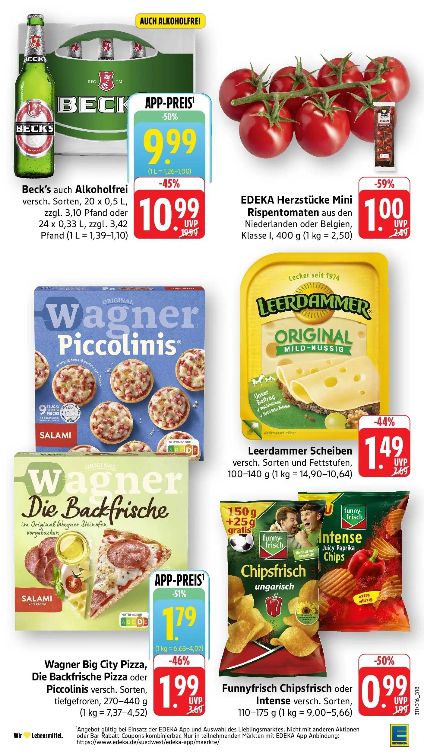 E center Prospekt Heilbronn-Sontheim (ab 07.06.2026) zum Blättern | Seite: 2 | Produkte: Fußball, Salami, Pizza, Chips