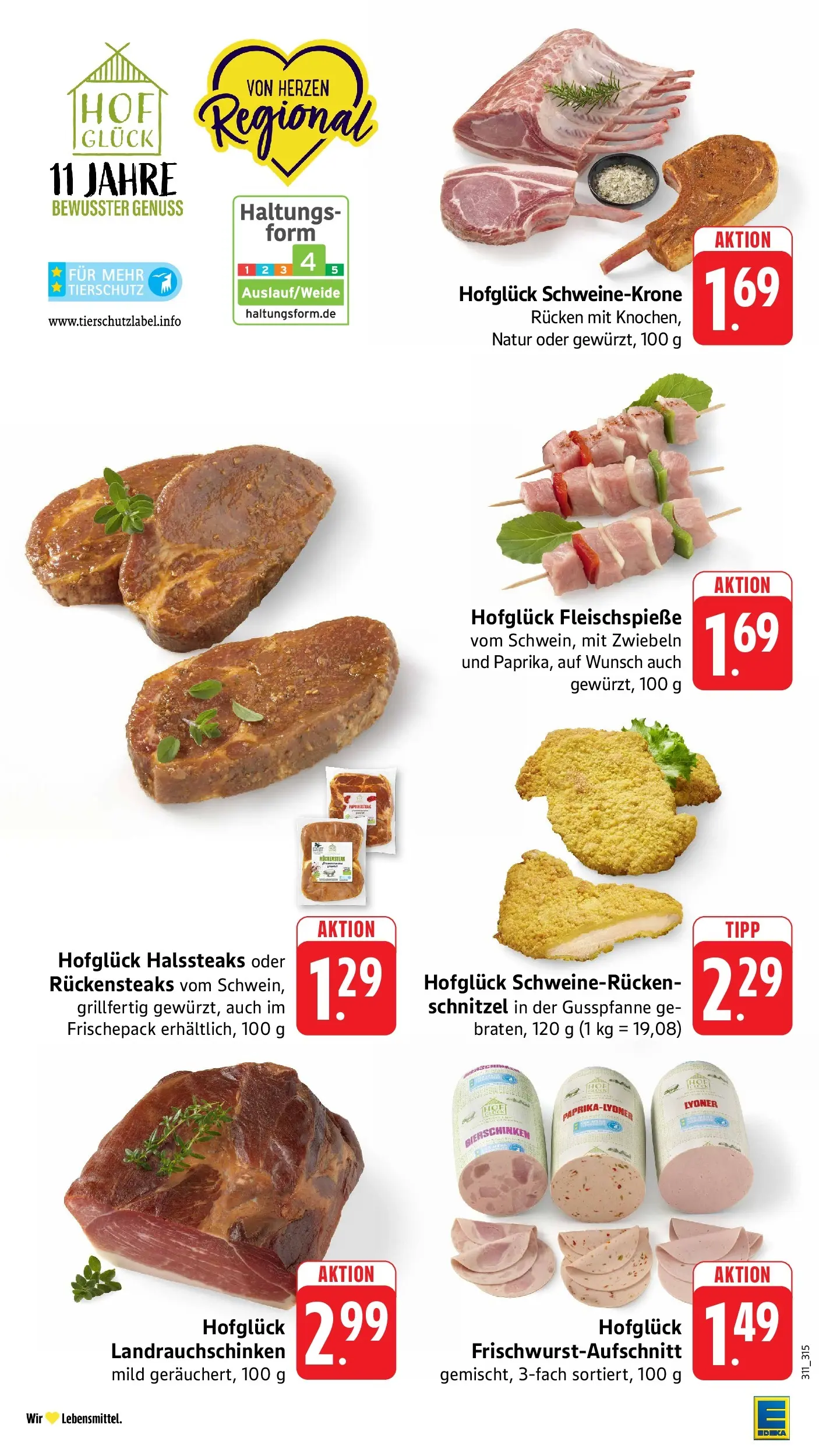 Edeka Prospekt Konstanz-Petershausen (ab 08.06.2026) » Angebote Online | Seite: 9 | Produkte: Schnitzel, Zwiebeln, Schweinerucken