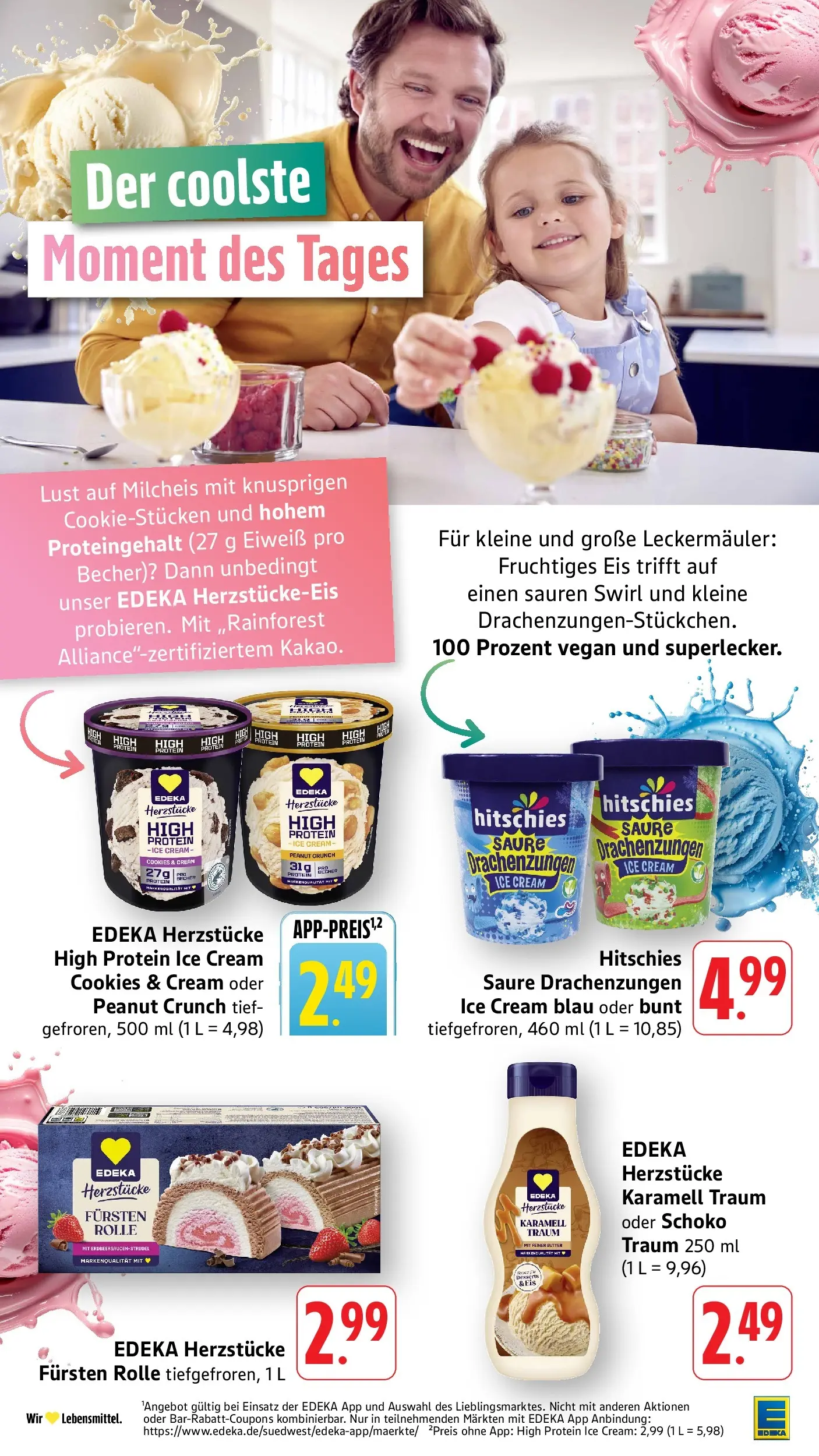E center Prospekt Heilbronn-Sontheim (ab 07.06.2026) zum Blättern | Seite: 24 | Produkte: Butter, Eis