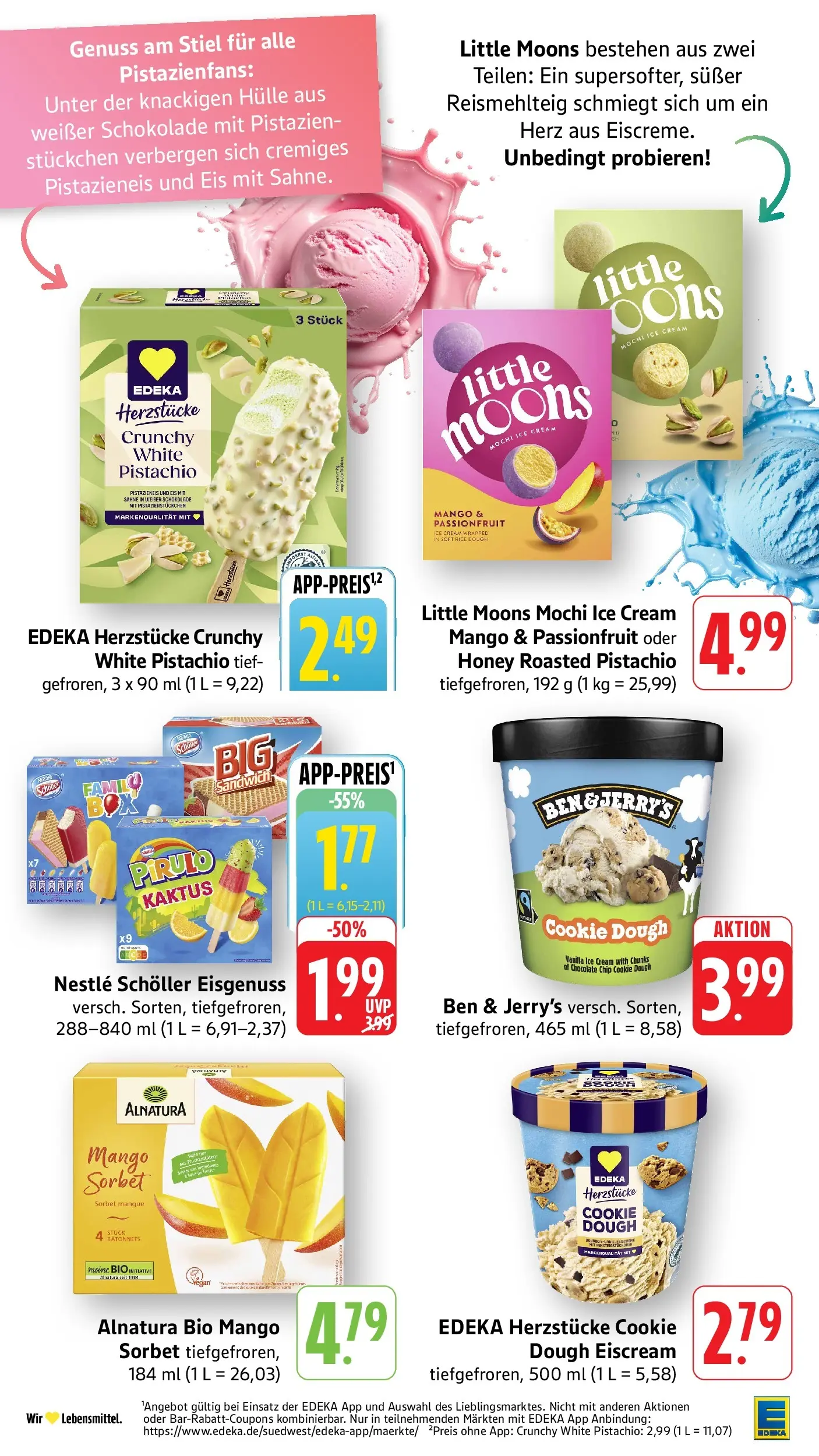 E center Prospekt Heilbronn-Sontheim (ab 07.06.2026) zum Blättern | Seite: 25 | Produkte: Hülle, Ben & Jerry's, Mango, Mochi