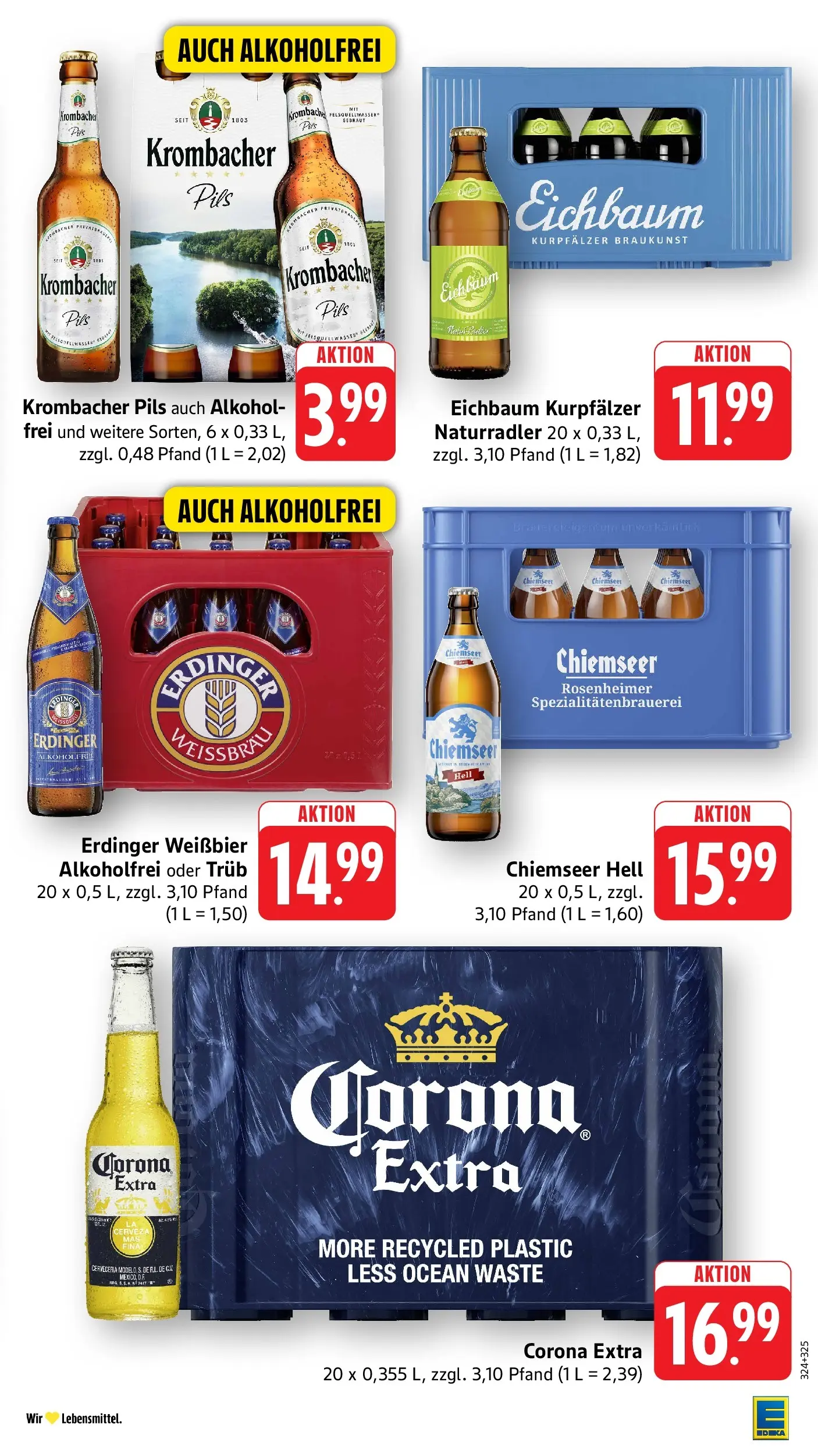 Edeka Prospekt Mutterstadt (ab 08.06.2026) » Angebote Online | Seite: 37 | Produkte: Erdinger, Weißbier, Pils, Krombacher