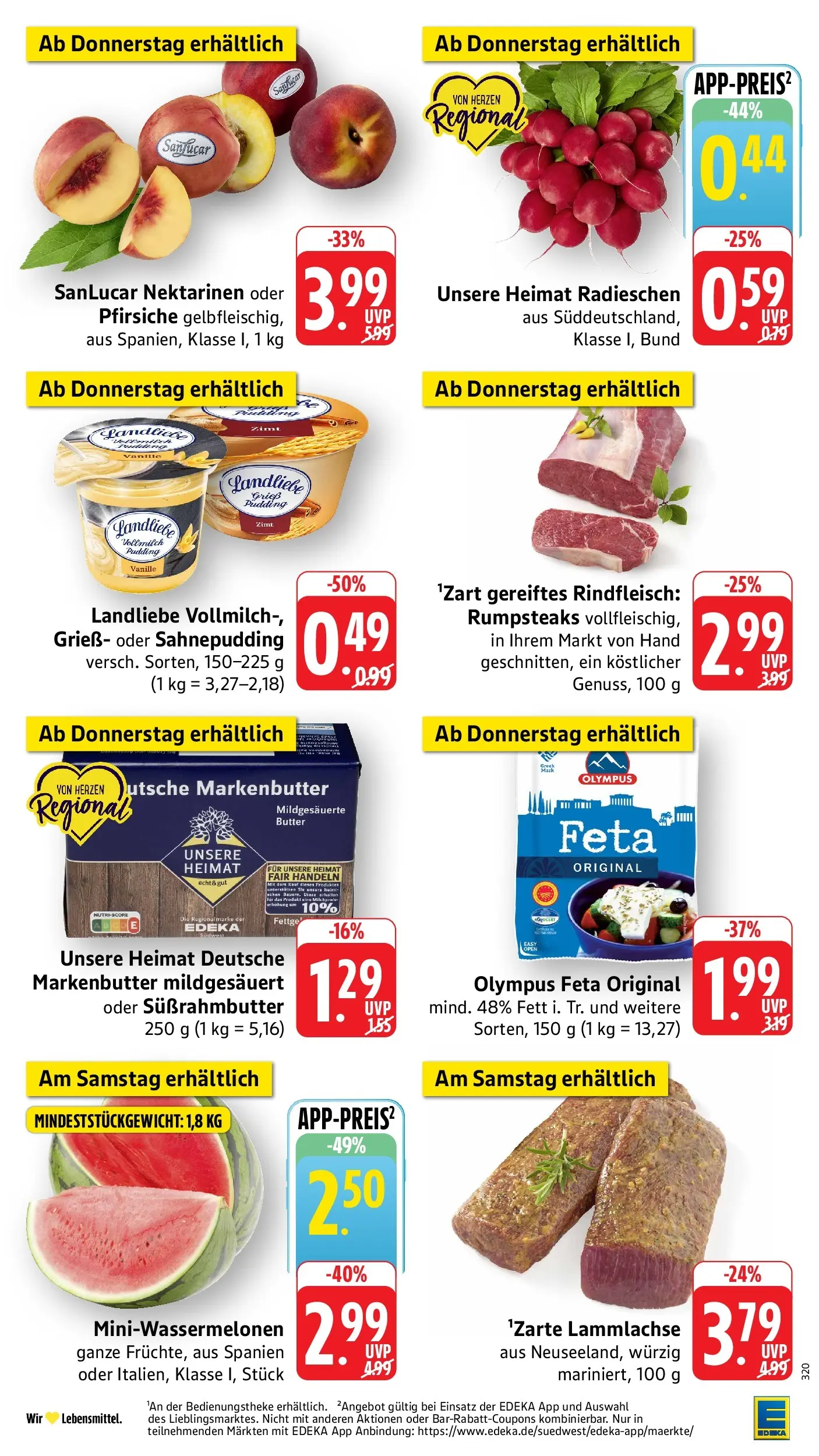 Edeka Prospekt Ramstein-Miesenbach (ab 08.06.2026) ยป Angebote Online | Seite: 47 | Produkte: Feta, Nektarinen, Pudding, Rindfleisch Edeka Prospekt Ramstein-Miesenbach (ab 08.06.2026) ยป Angebote Online | Seite: 47 | Produkte: Feta, Nektarinen, Pudding, Rindfleisch