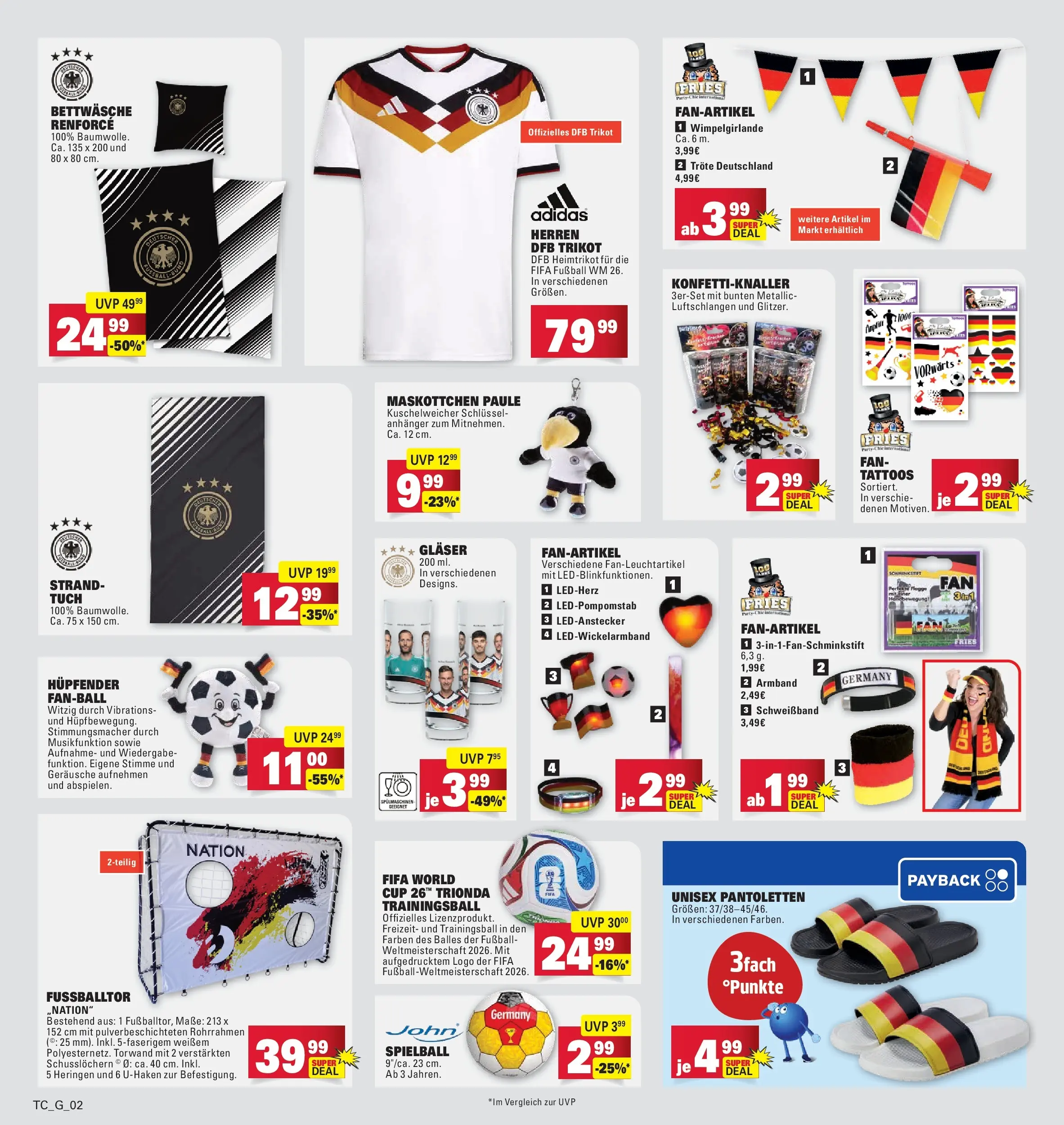 Edeka prospekt Göppingen (ab 08.06.2026) » Angebote Online | Seite: 34 | Produkte: Bett, Bettwäsche, Fußball