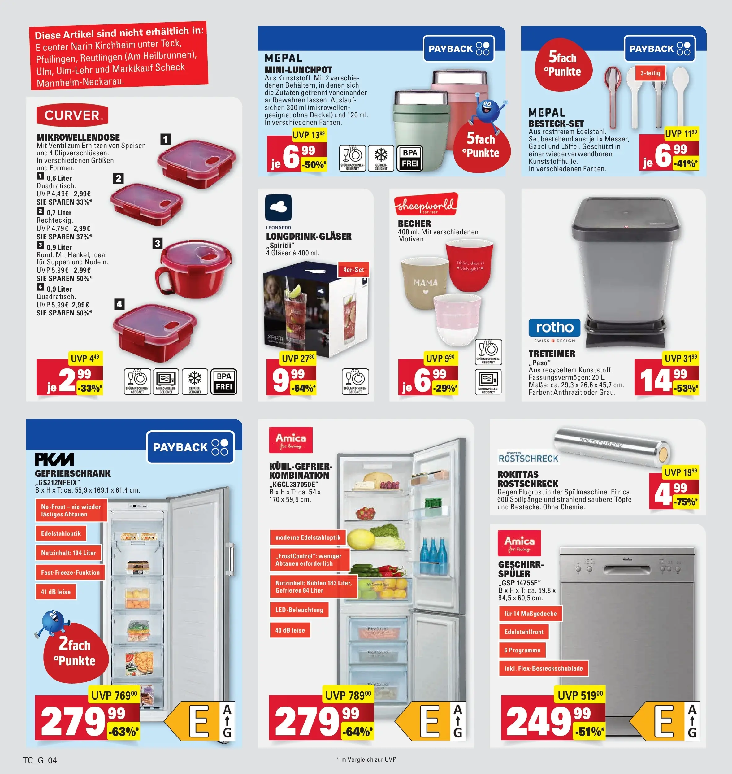 Edeka prospekt Göppingen (ab 08.06.2026) » Angebote Online | Seite: 36 | Produkte: Gefrierschrank, Geschirrspüler