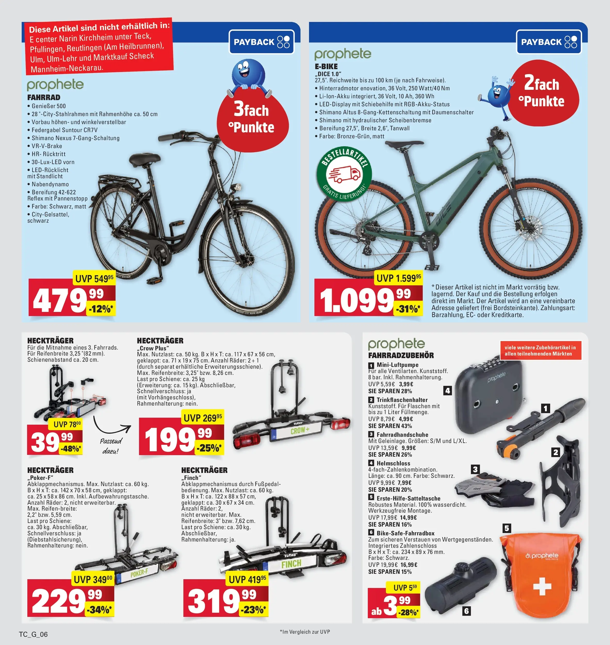 Edeka prospekt Göppingen (ab 08.06.2026) » Angebote Online | Seite: 38 | Produkte: Box, E-Bike