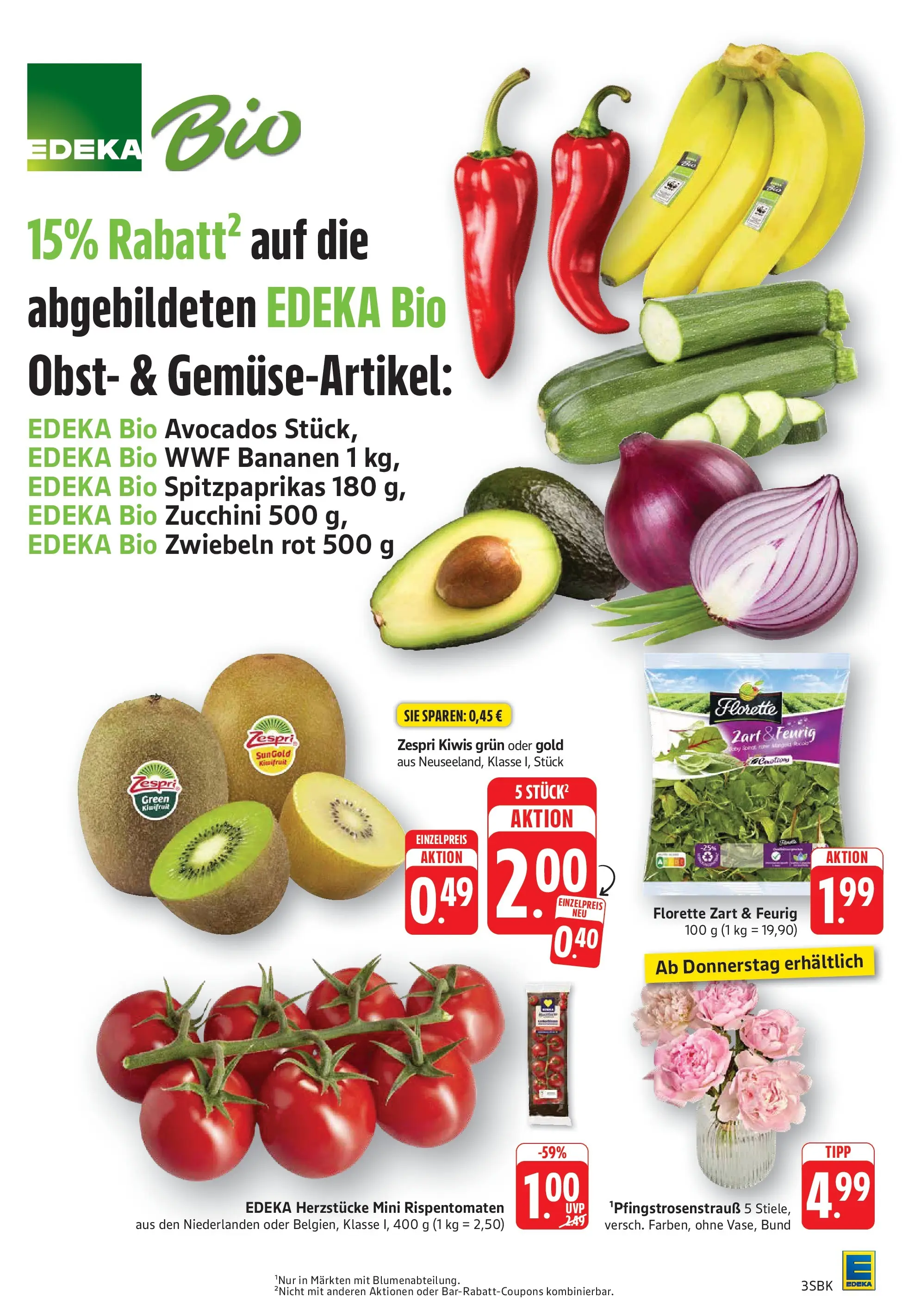 Edeka Prospekt  Bad Bergzabern (ab 08.06.2026) » Angebote Online | Seite: 3 | Produkte: Bananen, Zwiebeln, Obst, Zucchini