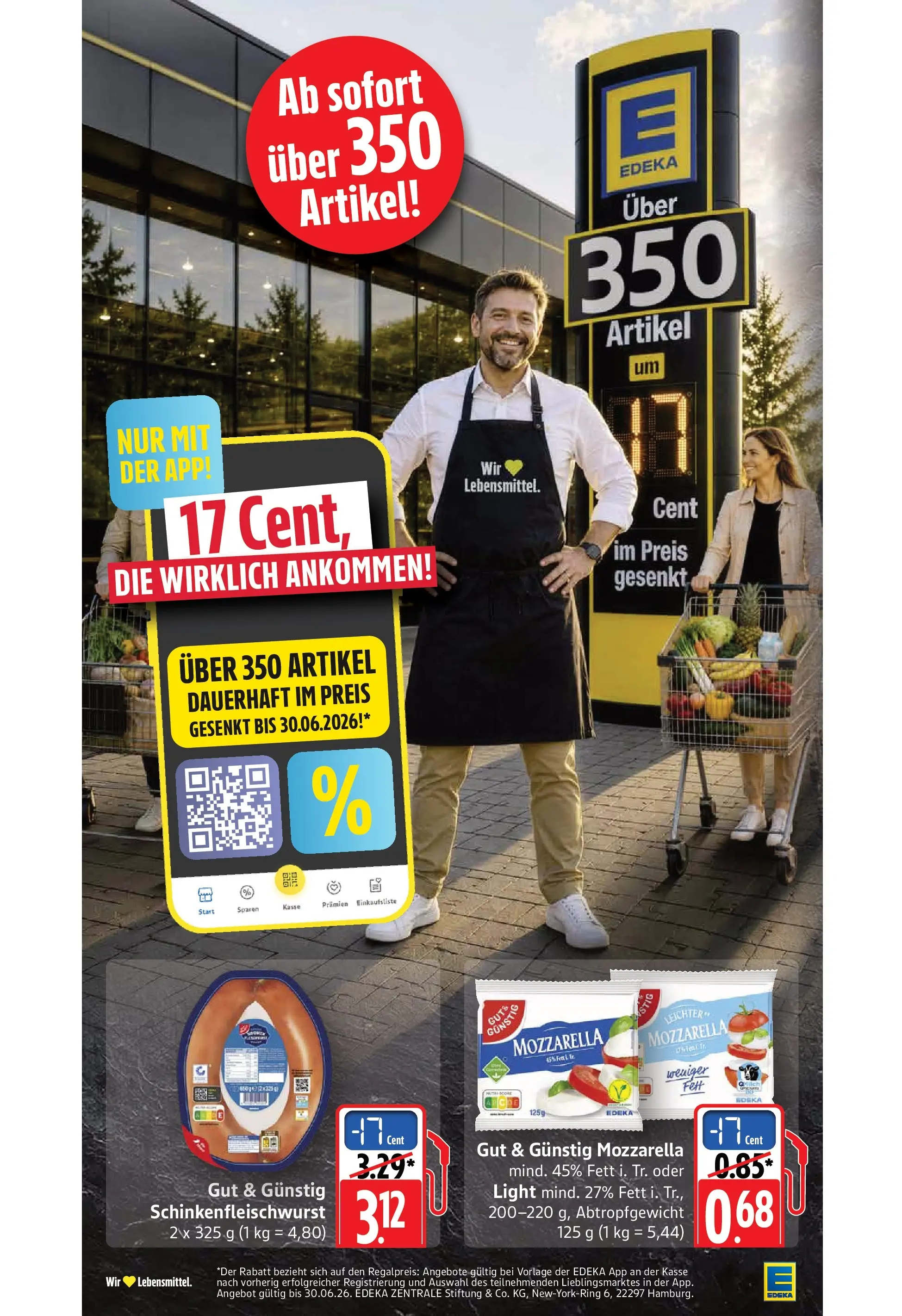 Edeka prospekt Göppingen (ab 08.06.2026) » Angebote Online | Seite: 41 | Produkte: Mozzarella