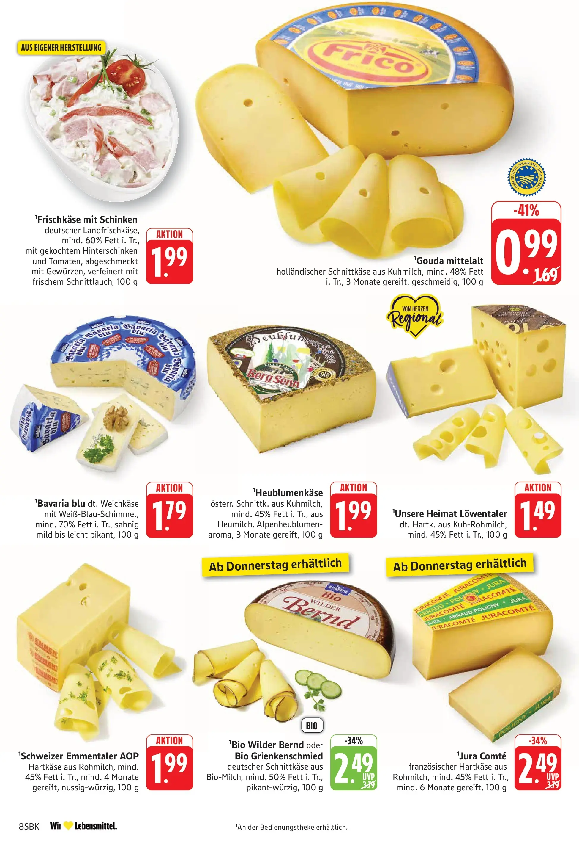 Edeka Prospekt  Bad Bergzabern (ab 08.06.2026) » Angebote Online | Seite: 8 | Produkte: Jura, Schinken
