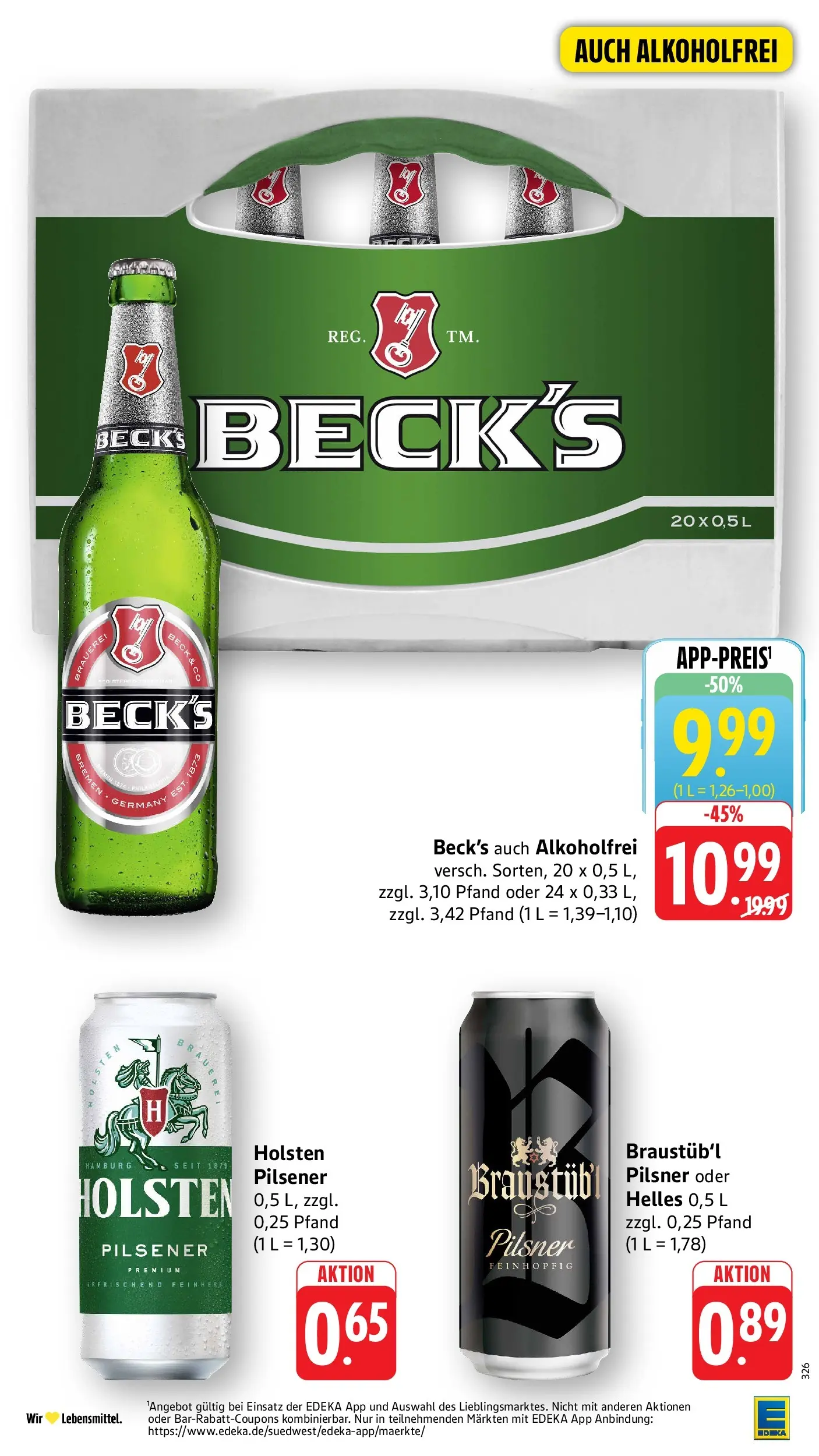 Edeka prospekt Pfungstadt (ab 08.06.2026) » Angebote Online | Seite: 36 | Produkte: Holsten