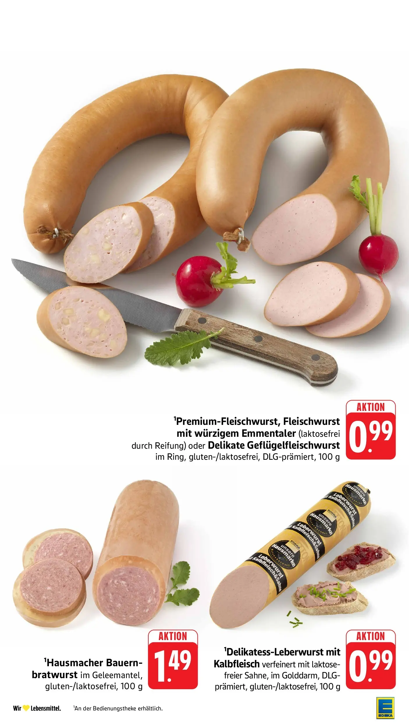 Edeka Prospekt Ditzingen (ab 08.06.2026) » Angebote Online | Seite: 10 | Produkte: Bratwurst, Wurst