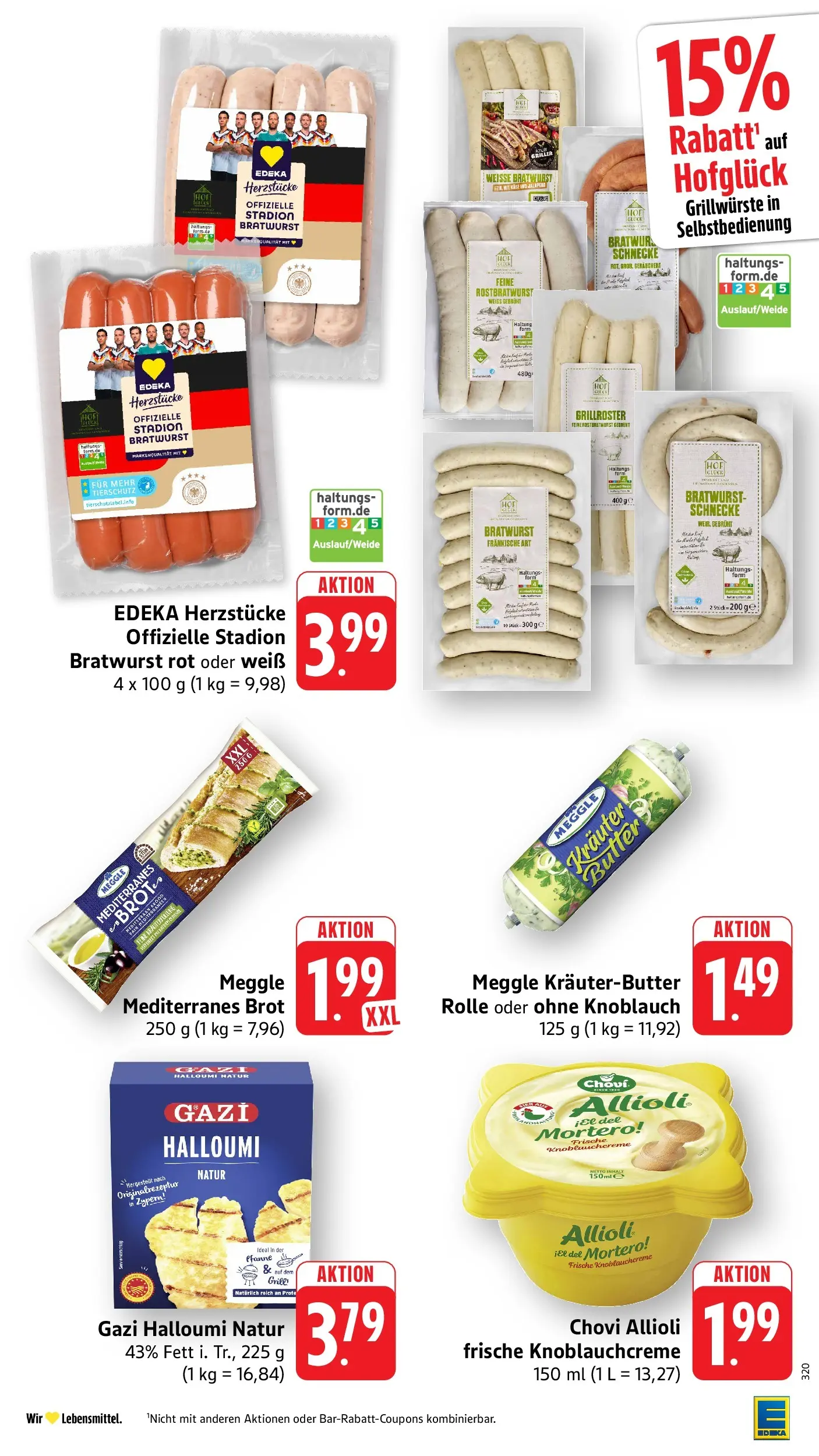 Edeka prospekt Piesport (ab 08.06.2026) » Angebote Online | Seite: 21 | Produkte: Bratwurst, Wurst, Knoblauch, Brot