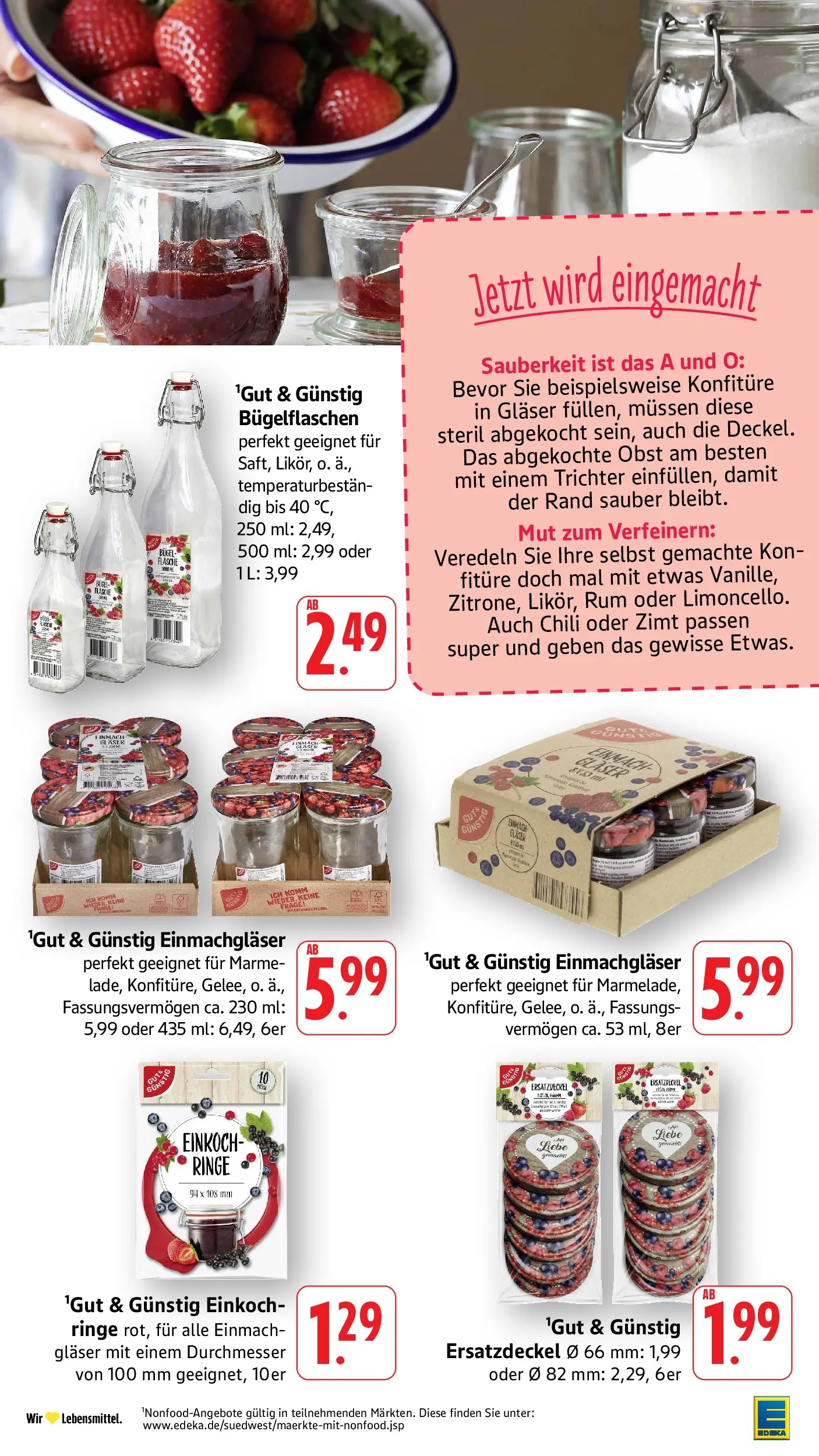 Edeka Prospekt Ditzingen (ab 08.06.2026) » Angebote Online | Seite: 31 | Produkte: Rum, Obst, Chili
