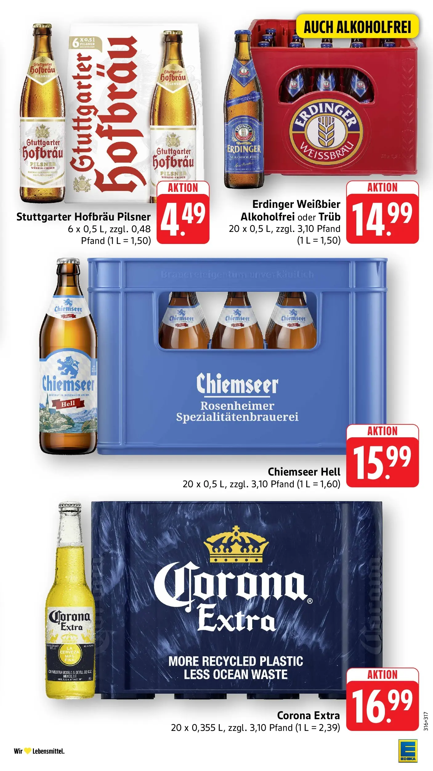 Edeka Prospekt Ditzingen (ab 08.06.2026) » Angebote Online | Seite: 35 | Produkte: Erdinger, Weißbier