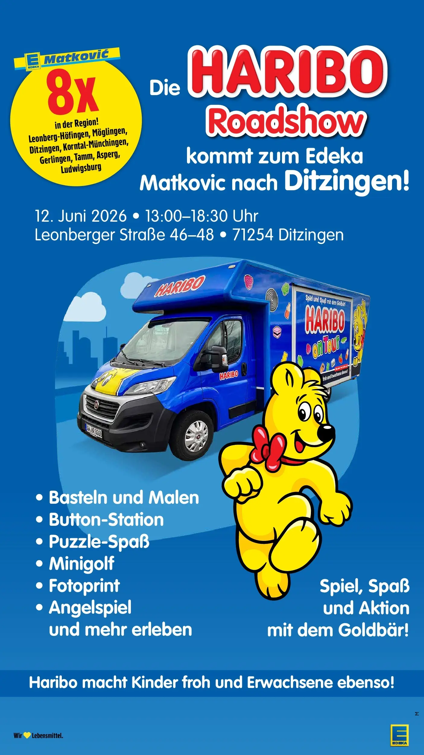 Edeka Prospekt Ditzingen (ab 08.06.2026) » Angebote Online | Seite: 60 | Produkte: Spiel, Haribo, Uhr