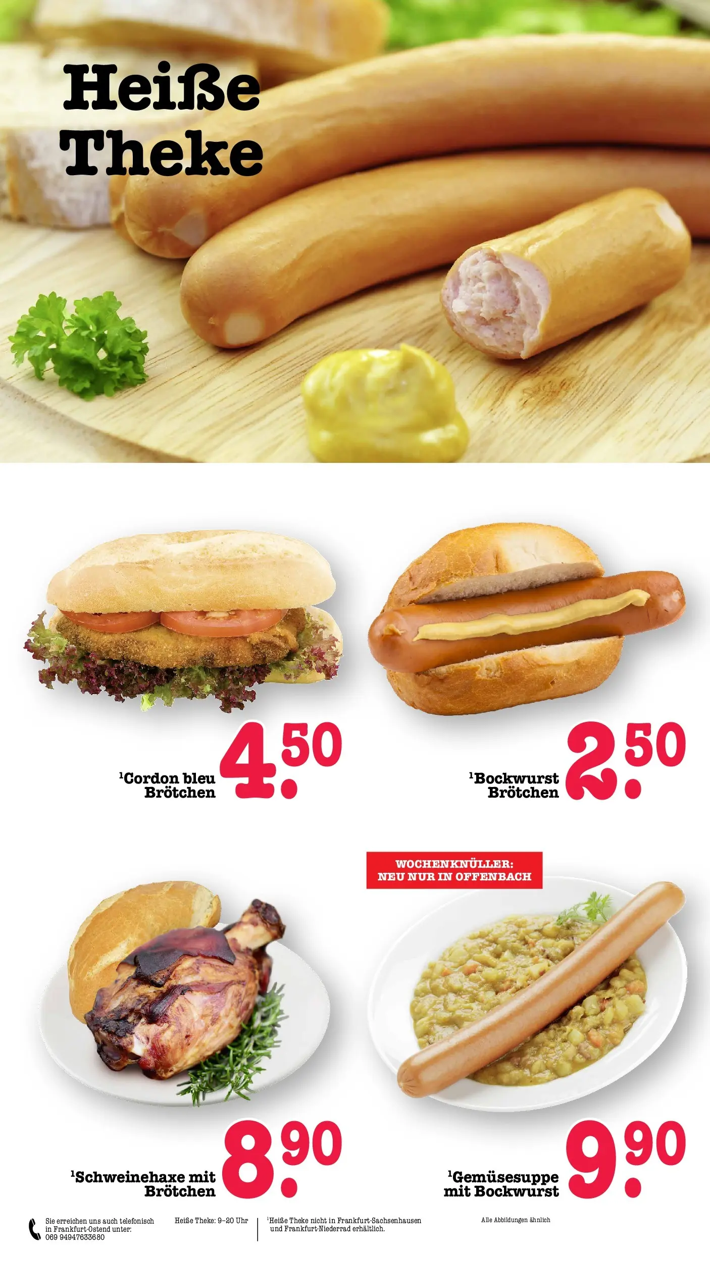 Edeka prospekt Offenbach (ab 08.06.2026) » Angebote Online | Seite: 17 | Produkte: Bockwurst, Theke, Uhr