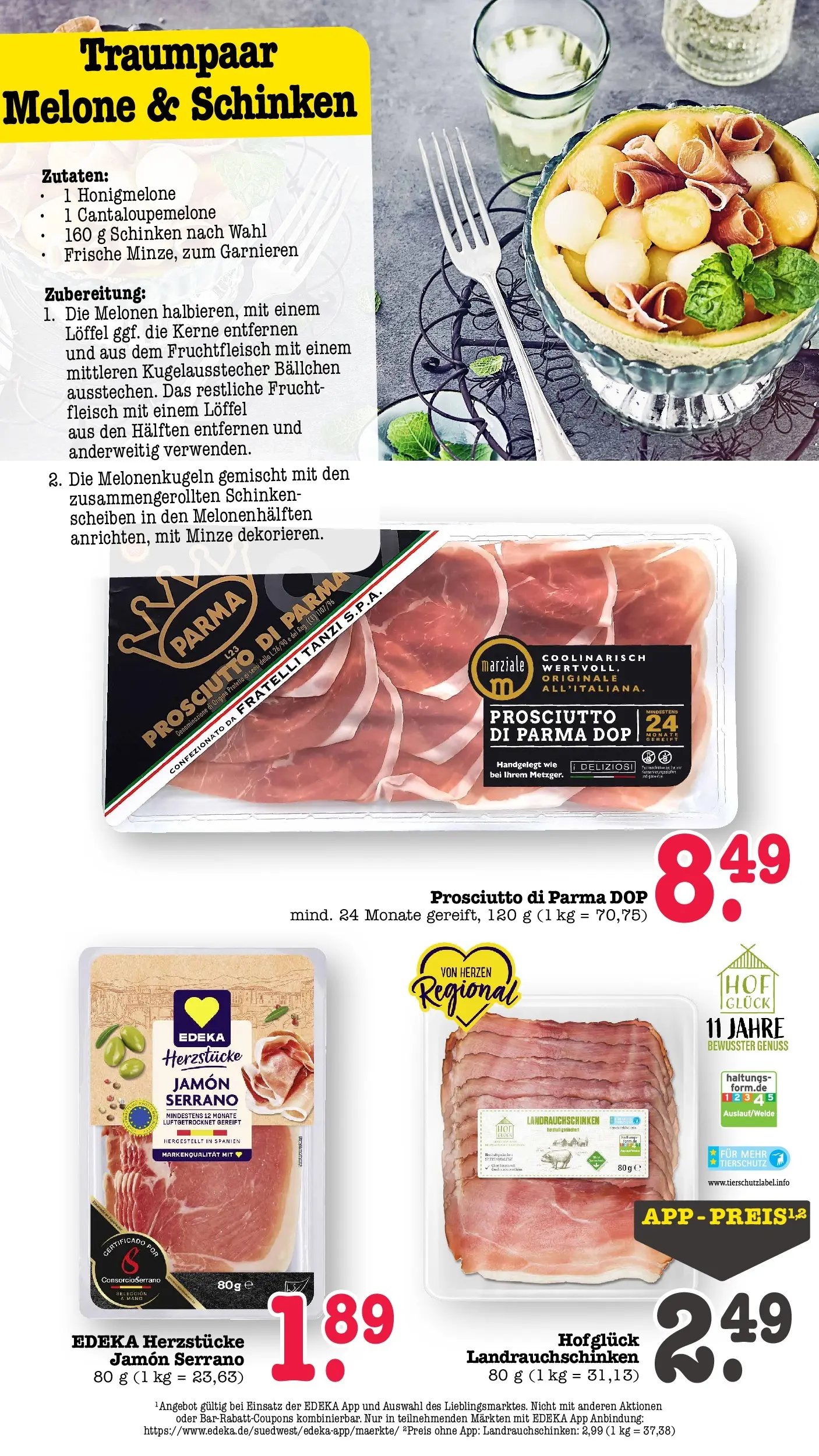 Marktkauf Prospekt Wörth Am Rhein (ab 08.06.2026) » Angebote ab Montag | Seite: 23 | Produkte: Honigmelone, Melone, Schinken, Fleisch Marktkauf Prospekt Wörth Am Rhein (ab 08.06.2026) » Angebote online | Seite: 23 | Produkte: Honigmelone, Melone, Schinken, Fleisch