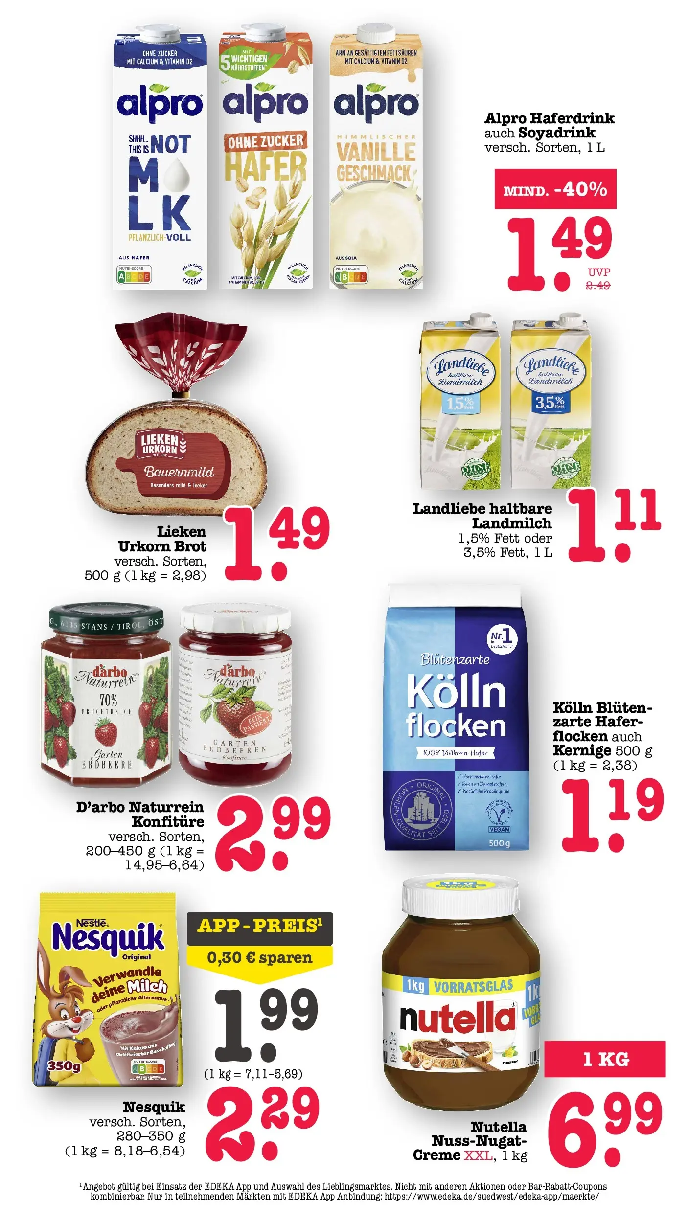 Marktkauf Prospekt Wörth Am Rhein (ab 08.06.2026) » Angebote ab Montag | Seite: 35 | Produkte: Kolln, Milch, Brot, Flocken Marktkauf Prospekt Wörth Am Rhein (ab 08.06.2026) » Angebote online | Seite: 35 | Produkte: Kolln, Milch, Brot, Flocken