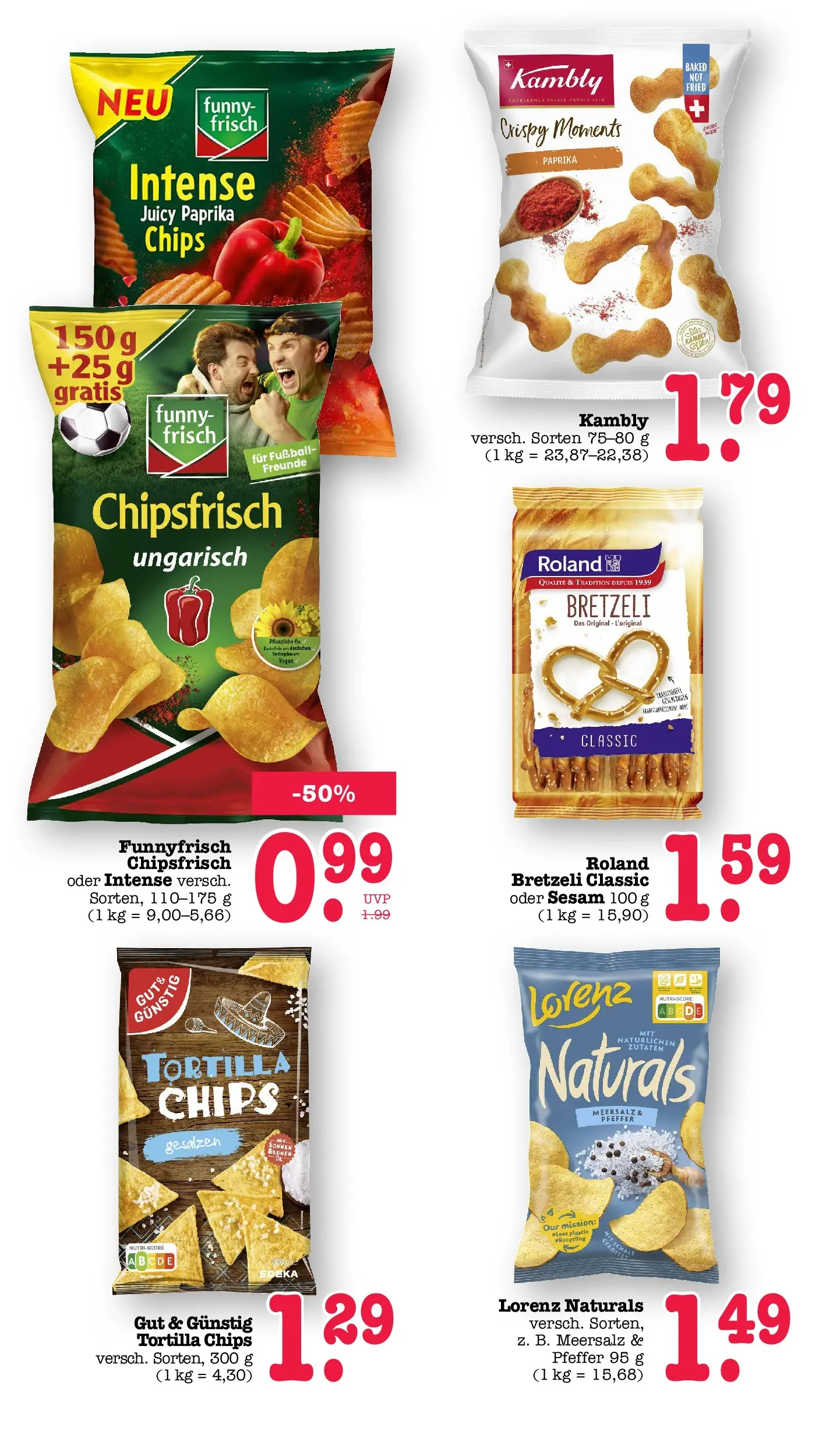 Edeka prospekt Offenbach (ab 08.06.2026) » Angebote Online | Seite: 38 | Produkte: Funny frisch, Fußball, Paprika, Chips