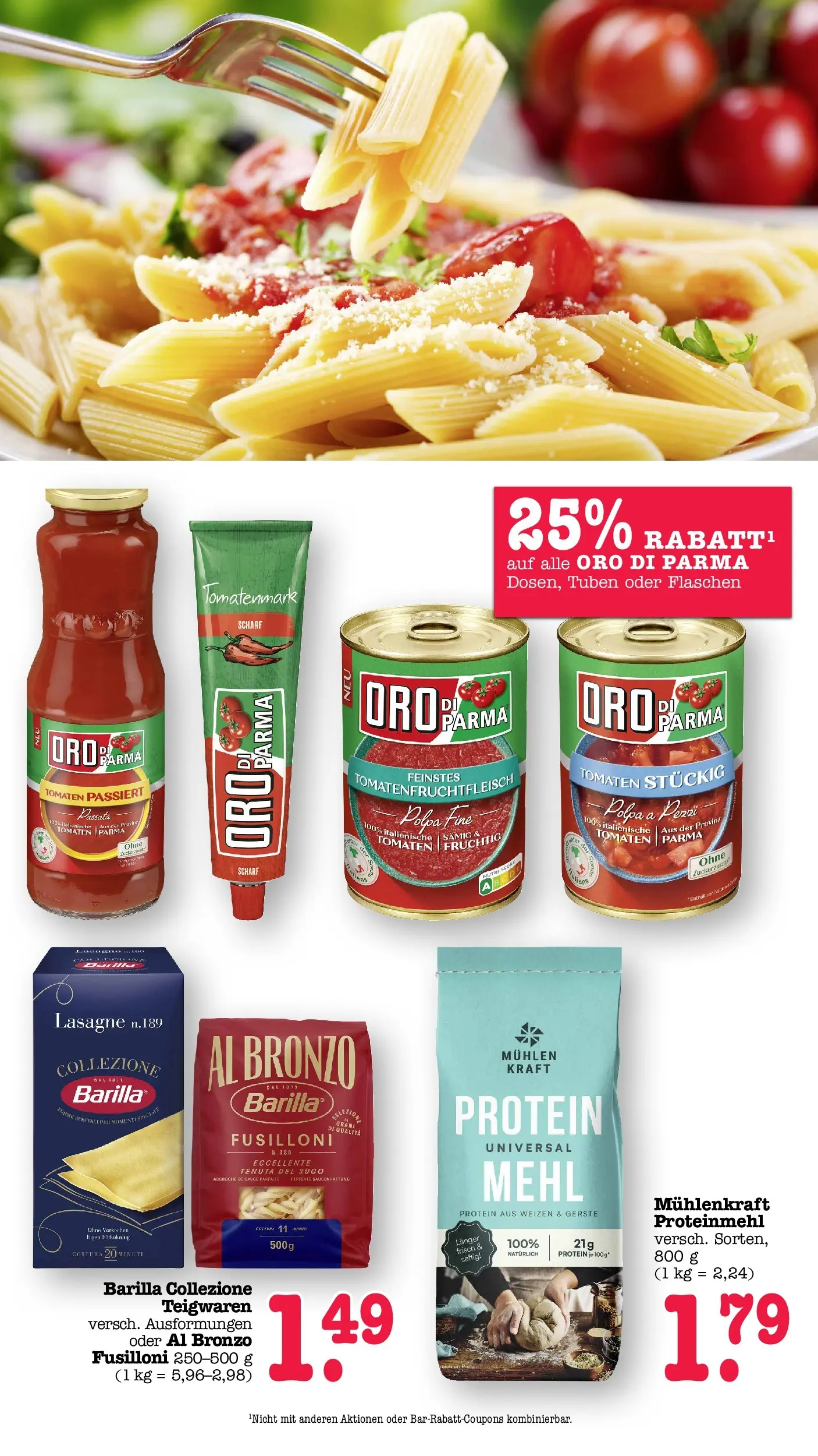 Edeka prospekt Offenbach (ab 08.06.2026) » Angebote Online | Seite: 42 | Produkte: Mehl, Barilla, Tomaten, Oro di parma
