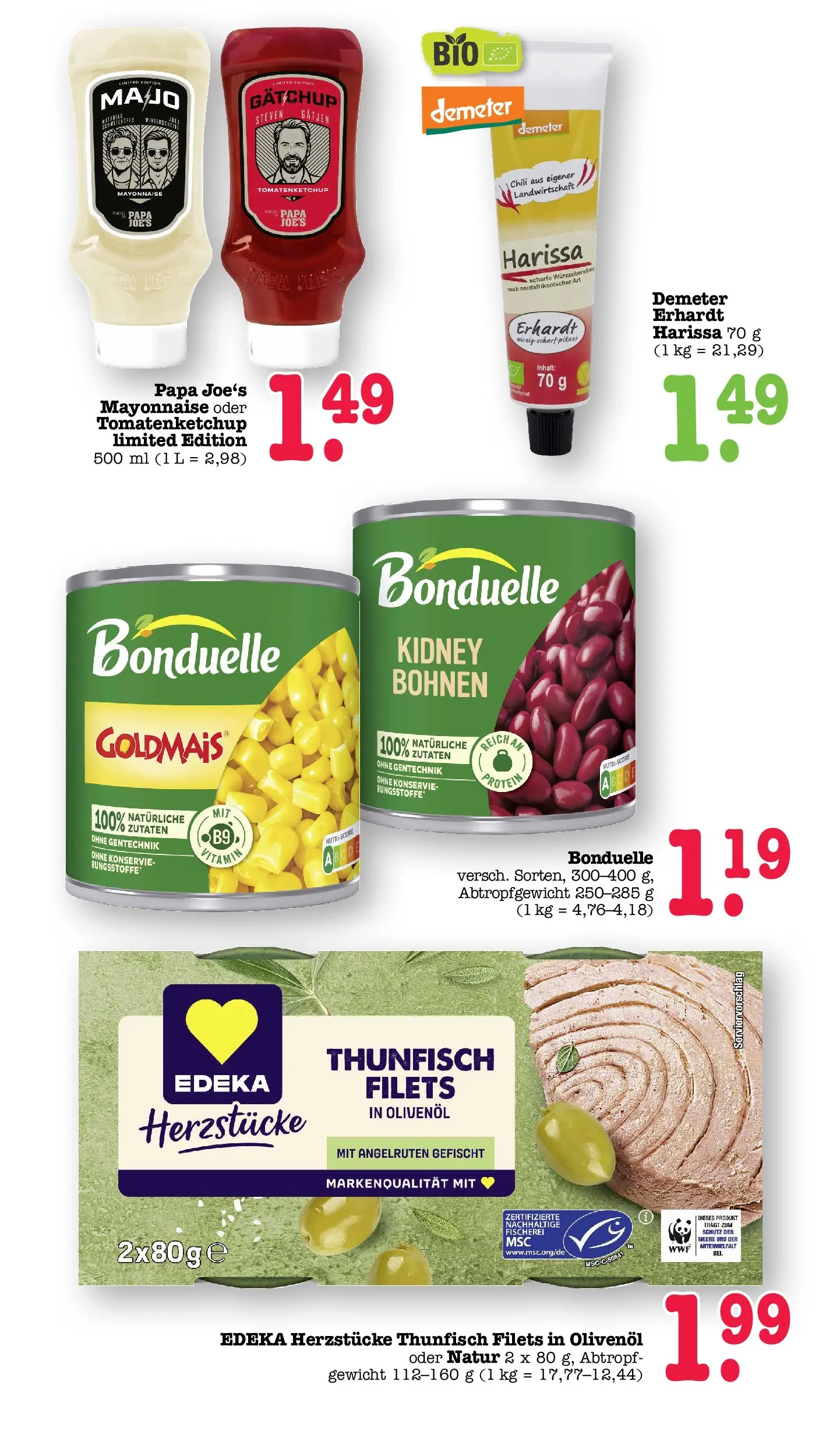 Edeka prospekt Offenbach (ab 08.06.2026) » Angebote Online | Seite: 43 | Produkte: Gewicht, Thunfisch, Mayonnaise, Chili