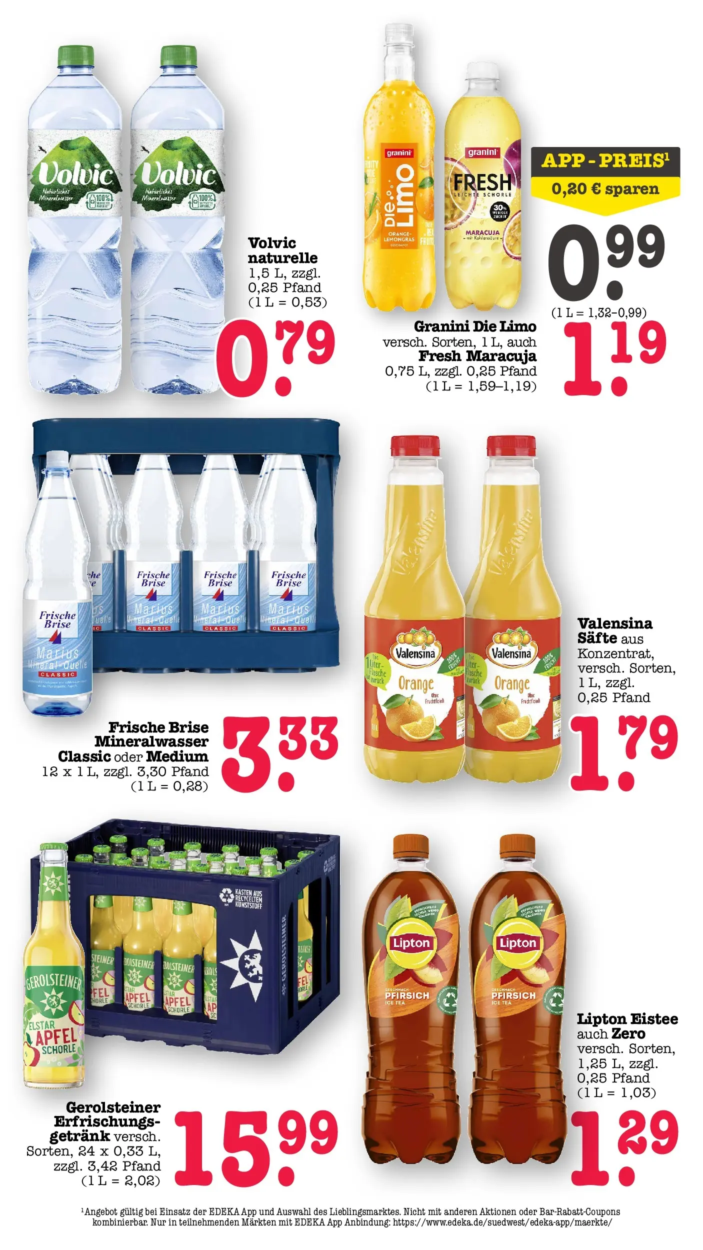 Marktkauf Prospekt Wörth Am Rhein (ab 08.06.2026) » Angebote ab Montag | Seite: 45 | Produkte: Mineralwasser, Valensina, Granini die limo, Gerolsteiner Marktkauf Prospekt Wörth Am Rhein (ab 08.06.2026) » Angebote online | Seite: 45 | Produkte: Mineralwasser, Valensina, Granini die limo, Gerolsteiner