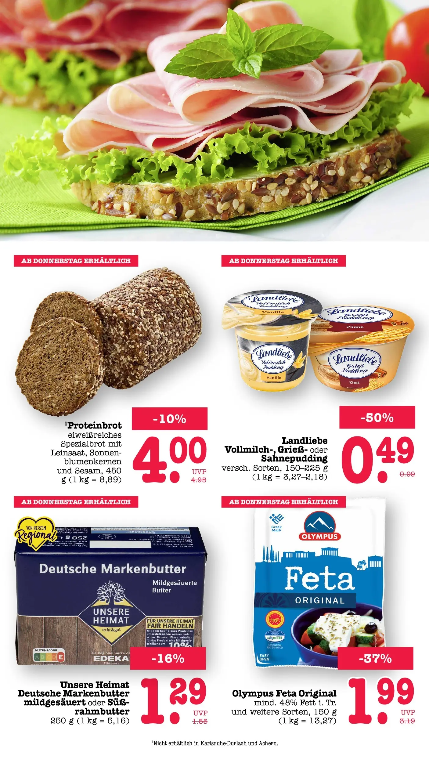 Marktkauf Prospekt Wörth Am Rhein (ab 08.06.2026) » Angebote ab Montag | Seite: 71 | Produkte: Feta, Butter, Pudding Marktkauf Prospekt Wörth Am Rhein (ab 08.06.2026) » Angebote online | Seite: 71 | Produkte: Feta, Butter, Pudding