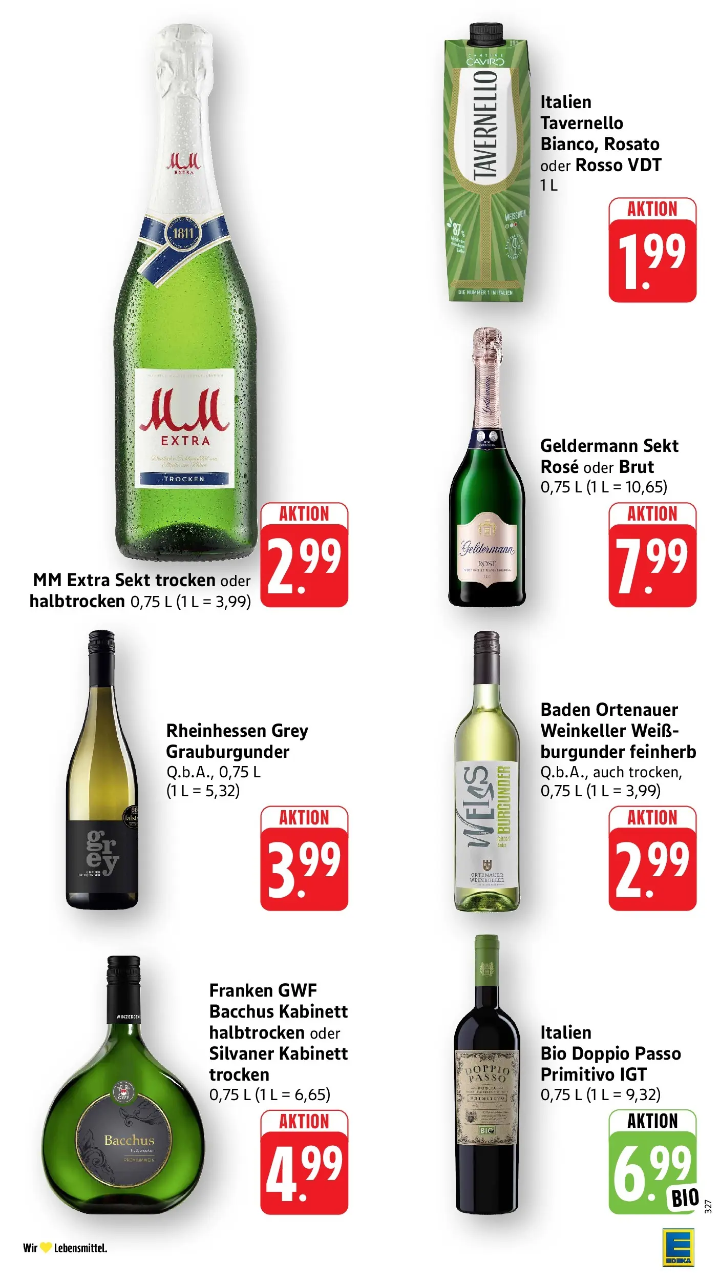Edeka prospekt Großostheim (ab 08.06.2026) » Angebote Online | Seite: 39 | Produkte: Sekt, Doppio passo primitivo, Doppio Passo