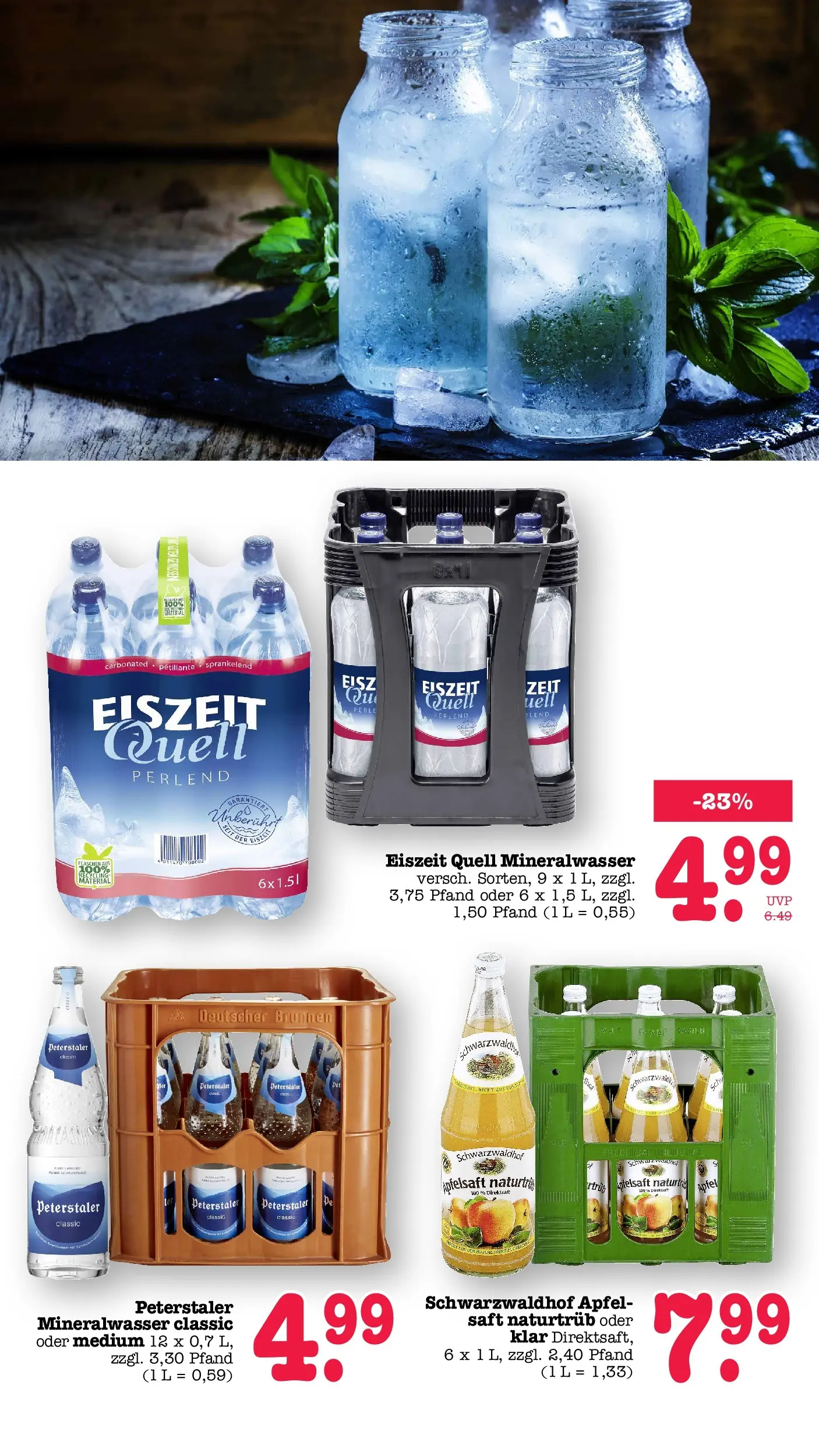 Edeka Prospekt Kuppenheim-Oberndorf (ab 08.06.2026) ยป Angebote Online | Seite: 50 | Produkte: รpfel, Apfelsaft, Mineralwasser, Saft Edeka Prospekt Kuppenheim-Oberndorf (ab 08.06.2026) ยป Angebote Online | Seite: 50 | Produkte: รpfel, Apfelsaft, Mineralwasser, Saft