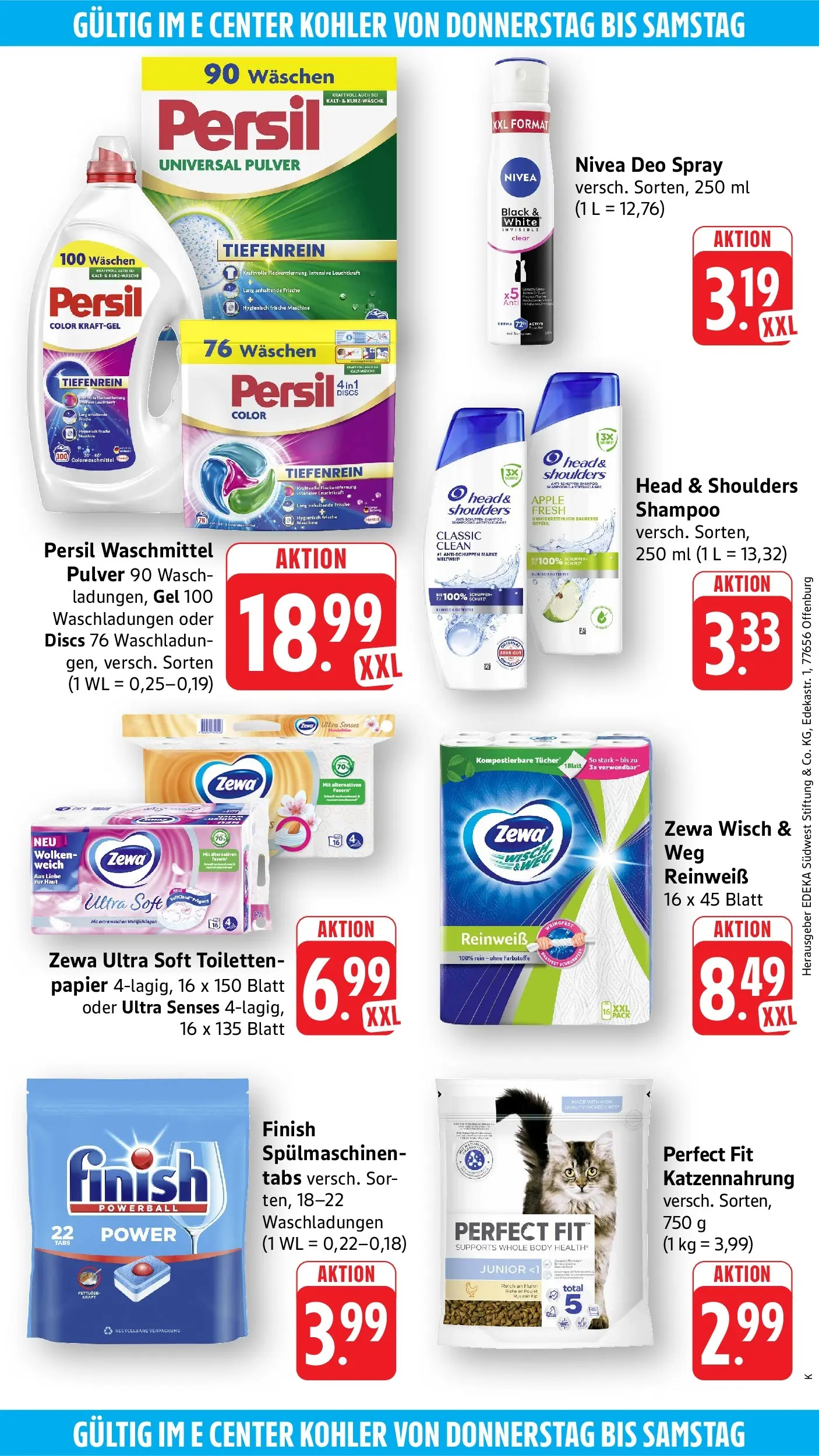 Edeka Prospekt Kehl (ab 08.06.2026) » Angebote Online | Seite: 56 | Produkte: Zewa, Finish, Apple, Persil