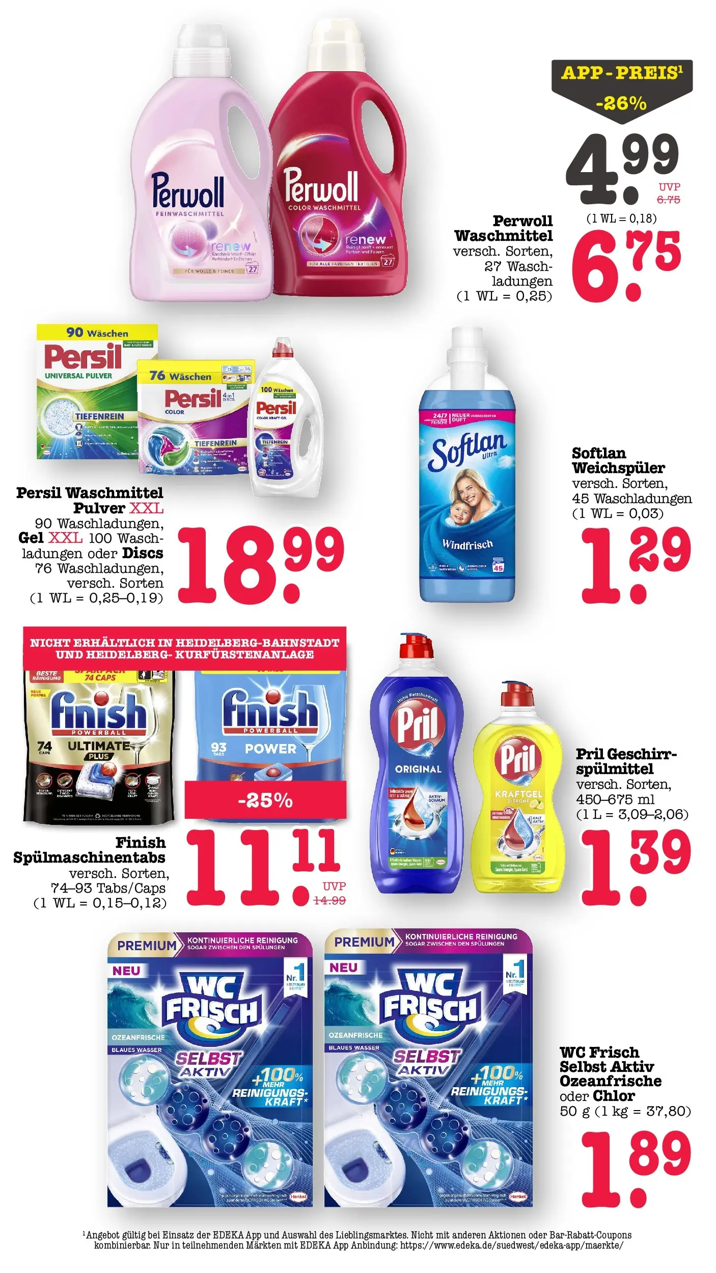 Marktkauf Prospekt Wörth Am Rhein (ab 08.06.2026) » Angebote ab Montag | Seite: 62 | Produkte: Spülmaschinentabs, Zitrone, Pril, Persil Marktkauf Prospekt Wörth Am Rhein (ab 08.06.2026) » Angebote online | Seite: 62 | Produkte: Spülmaschinentabs, Zitrone, Pril, Persil