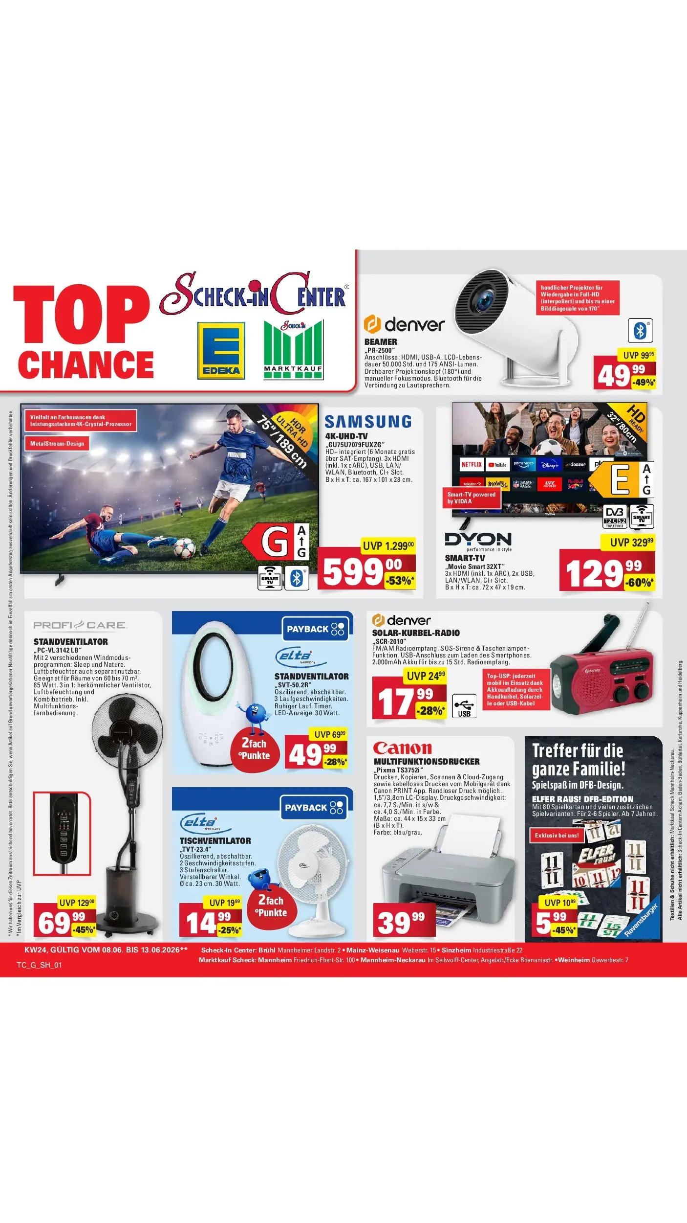 Marktkauf Prospekt Wörth Am Rhein (ab 08.06.2026) » Angebote ab Montag | Seite: 77 | Produkte: Samsung, Radio, Beamer Marktkauf Prospekt Wörth Am Rhein (ab 08.06.2026) » Angebote online | Seite: 77 | Produkte: Samsung, Radio, Beamer