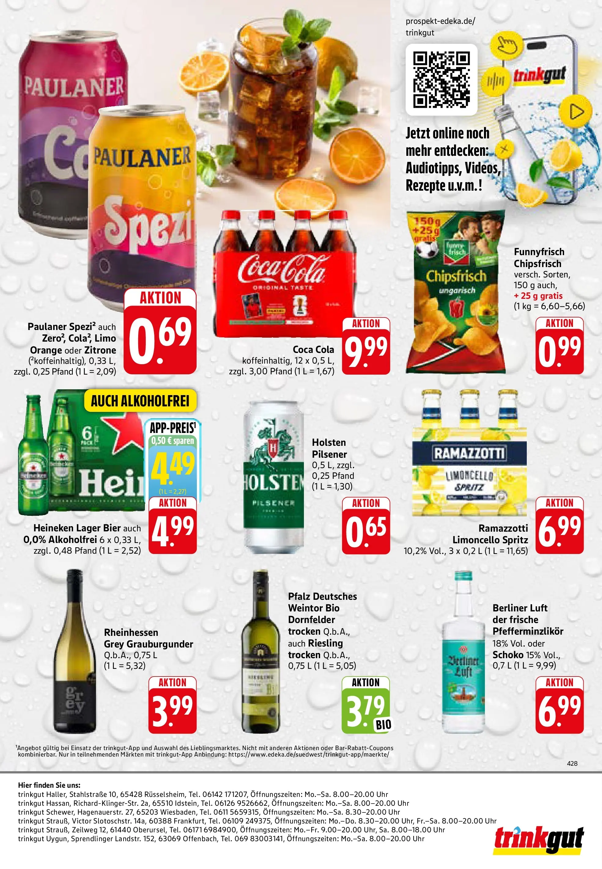 Trinkgut Prospekt Offenbach (ab 08.06.2026) » Angebote online | Seite: 8 | Produkte: Cola, Holsten, Zitrone, Limoncello