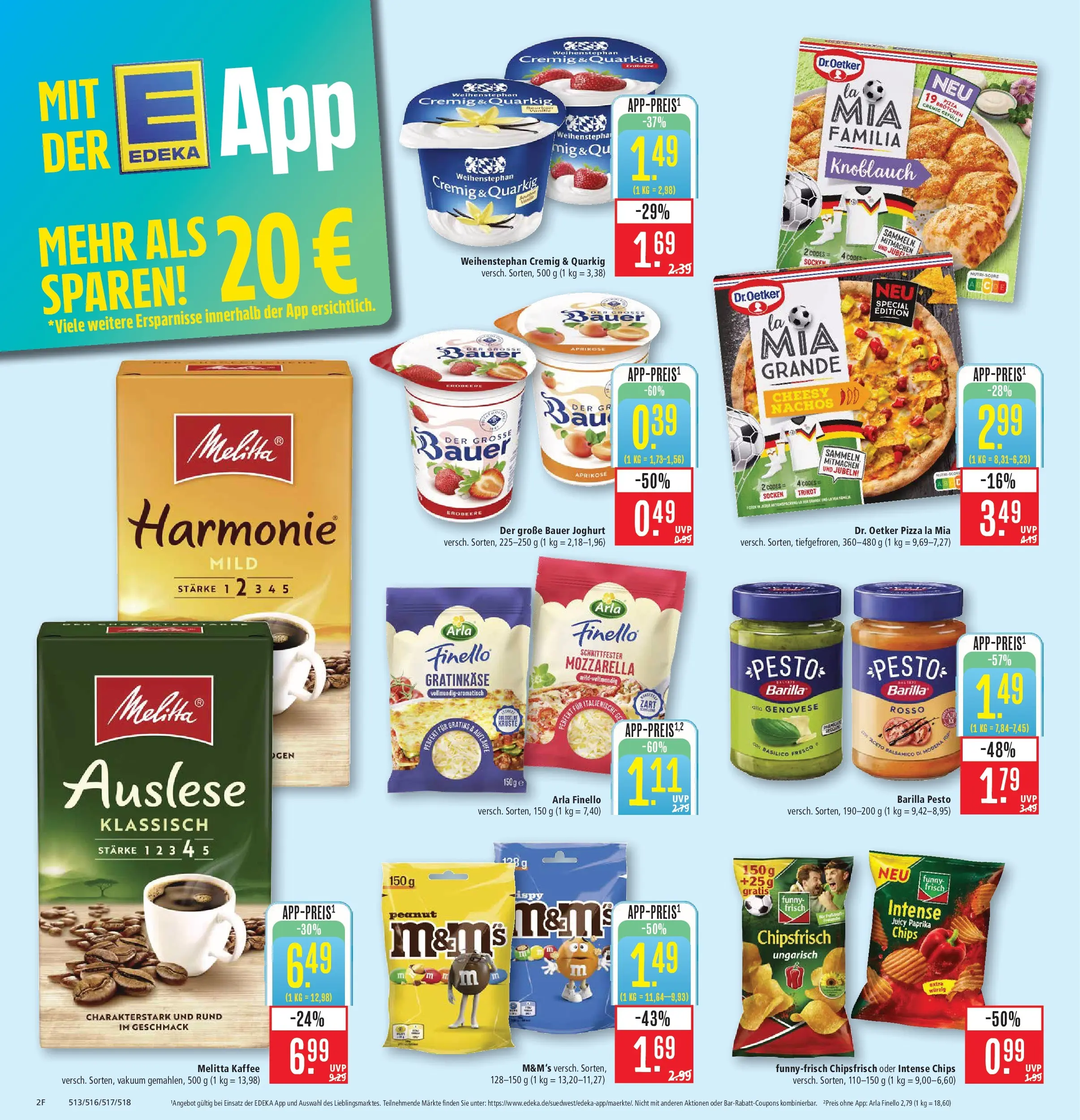 Marktkauf Prospekt Weil Am Rhein (ab 08.06.2026) » Angebote online | Seite: 4 | Produkte: Melitta kaffee, Joghurt, Kaffee, M&M's