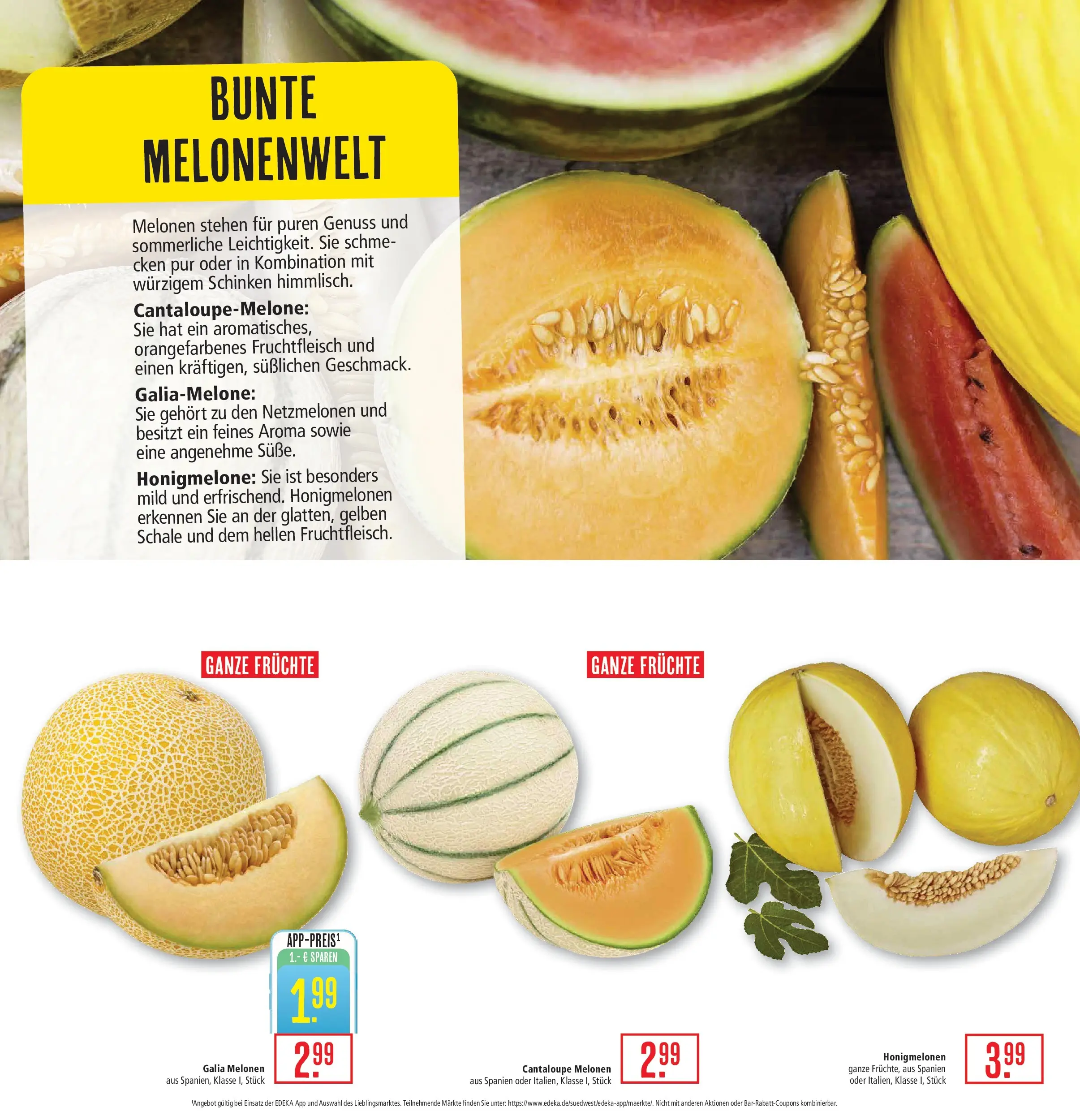 Marktkauf Prospekt Weil Am Rhein (ab 08.06.2026) » Angebote online | Seite: 8 | Produkte: Honigmelone, Schinken