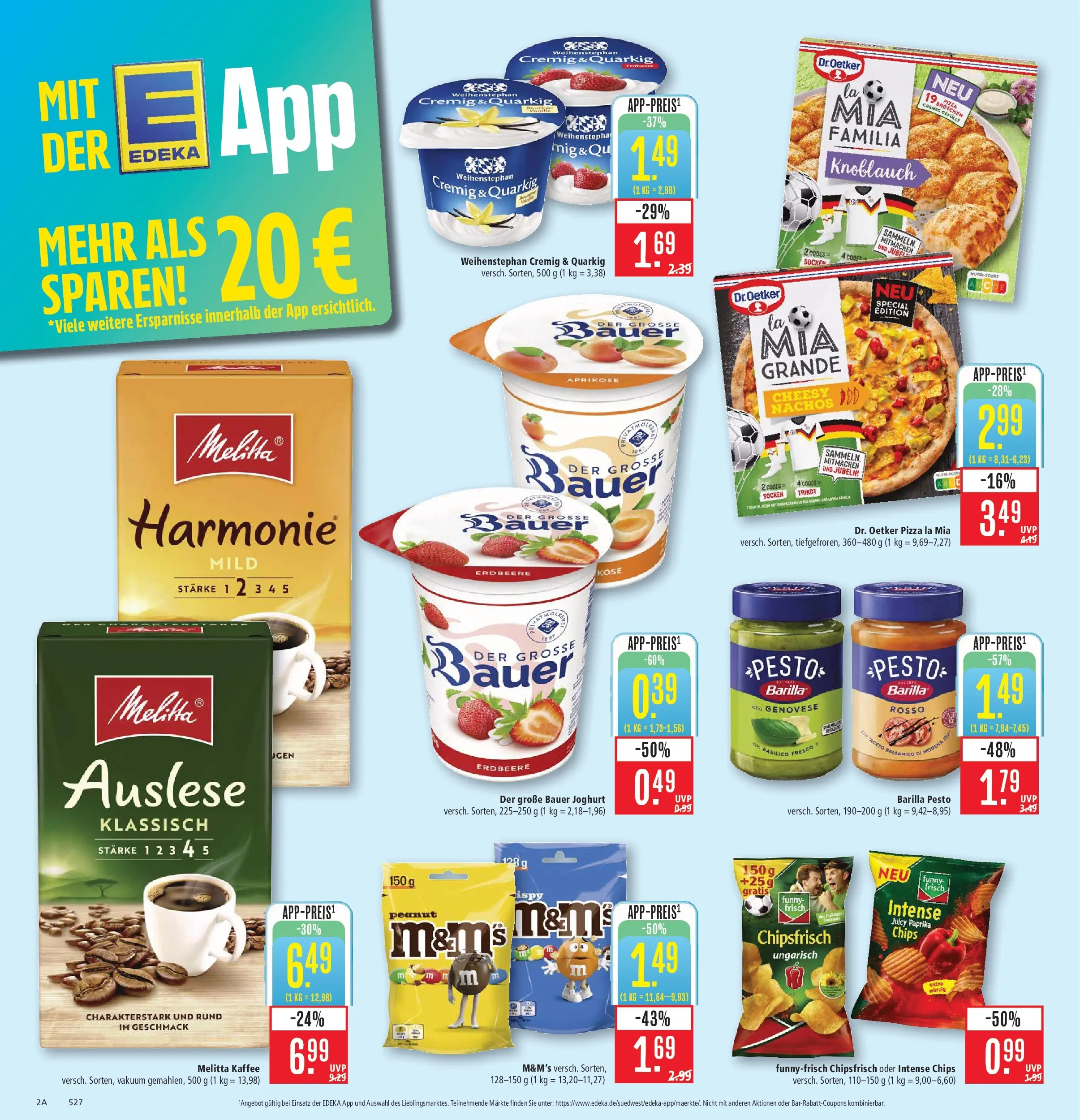 Marktkauf Prospekt Aschaffenburg (ab 08.06.2026) » Angebote online | Seite: 4 | Produkte: Kaffee, M&M's, Knoblauch, Chips