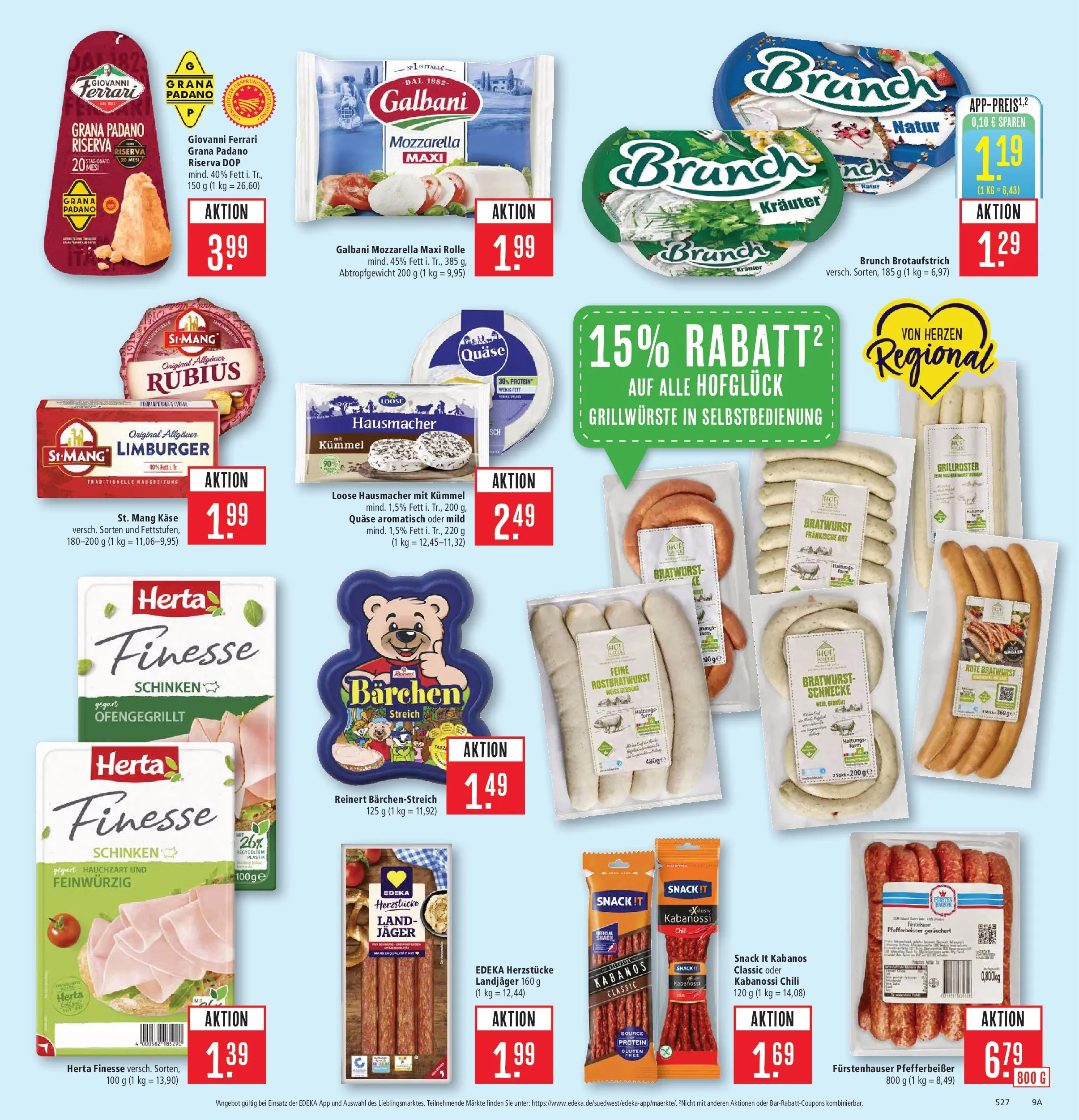 Marktkauf Prospekt Aschaffenburg (ab 08.06.2026) » Angebote online | Seite: 13 | Produkte: Mozzarella, Bratwurst, Chili, Herta finesse