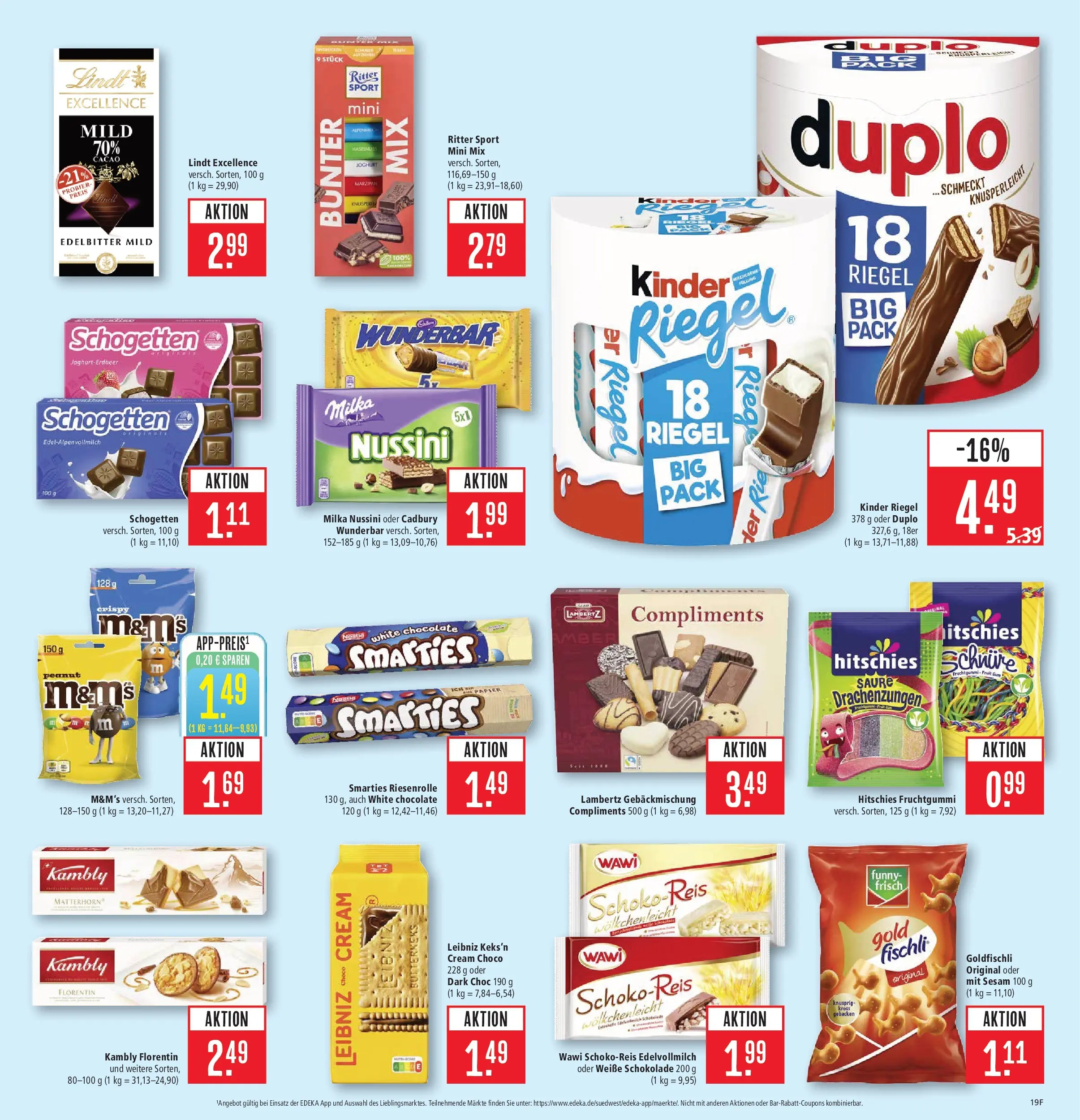Marktkauf Prospekt Weil Am Rhein (ab 08.06.2026) » Angebote online | Seite: 25 | Produkte: Ritter sport, Smarties, Funny frisch, Lindt