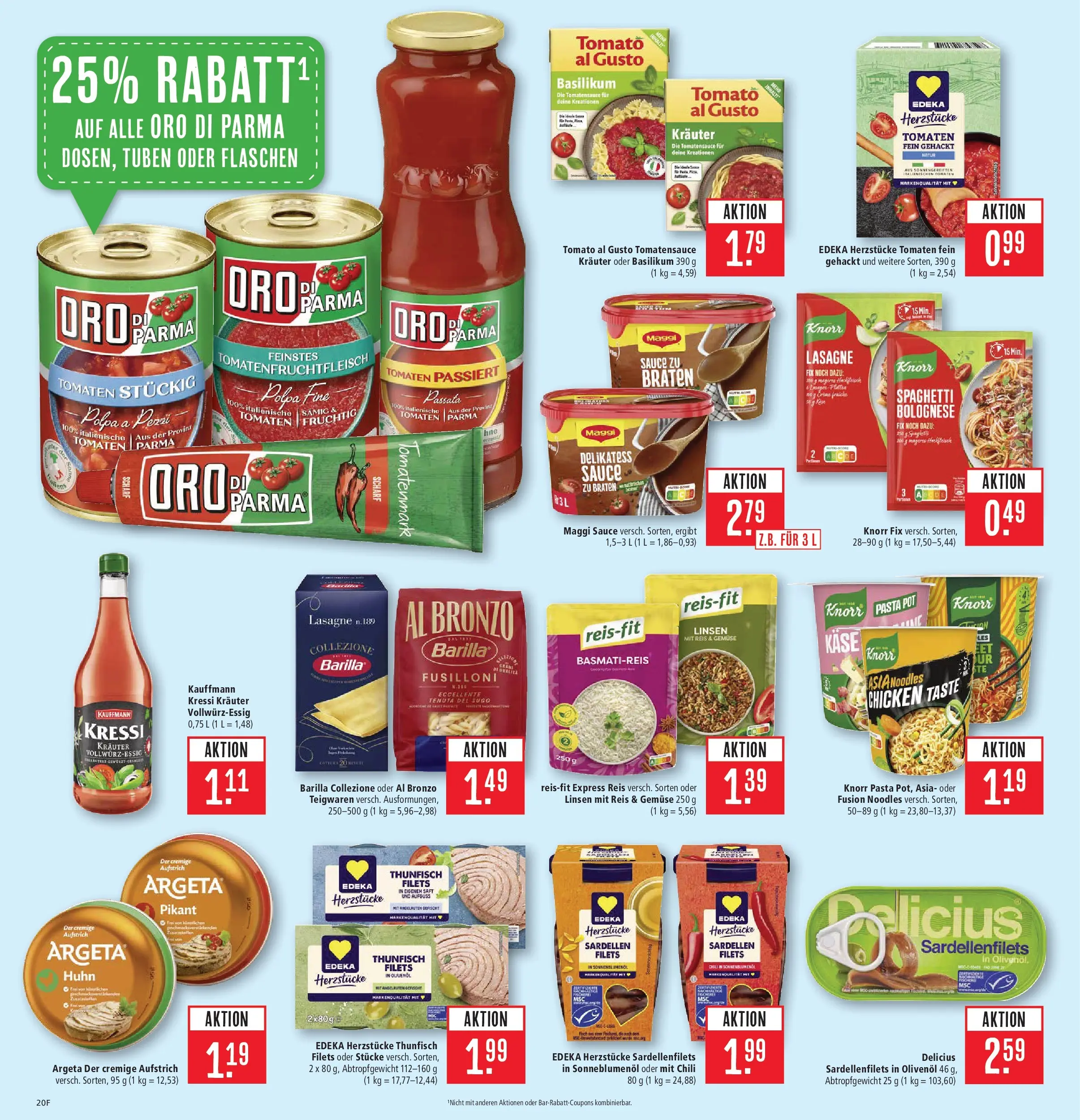 Marktkauf Prospekt Weil Am Rhein (ab 08.06.2026) » Angebote online | Seite: 26 | Produkte: Knorr fix, Basmatireis, Maggi, Barilla