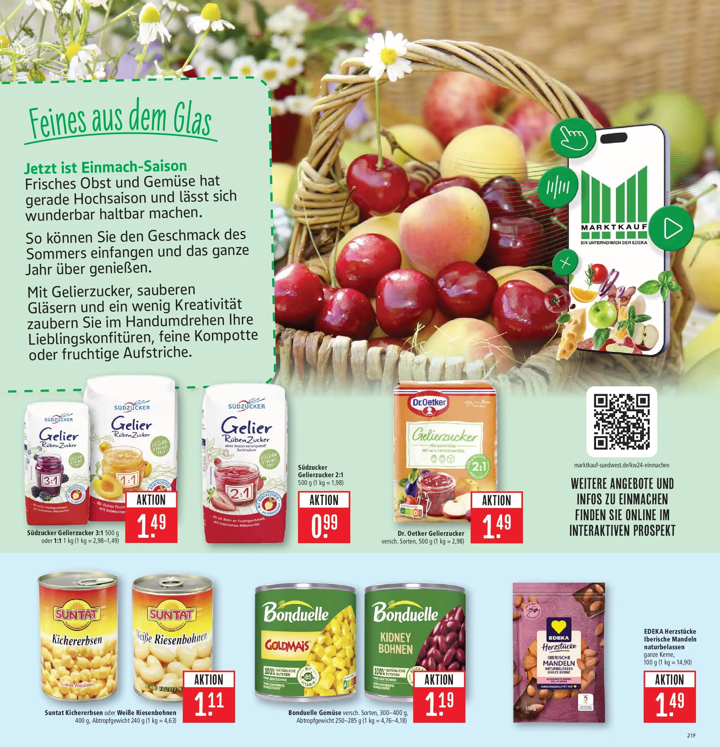 Marktkauf Prospekt Weil Am Rhein (ab 08.06.2026) » Angebote online | Seite: 27 | Produkte: Gelierzucker, Mandeln, Obst, Zucker