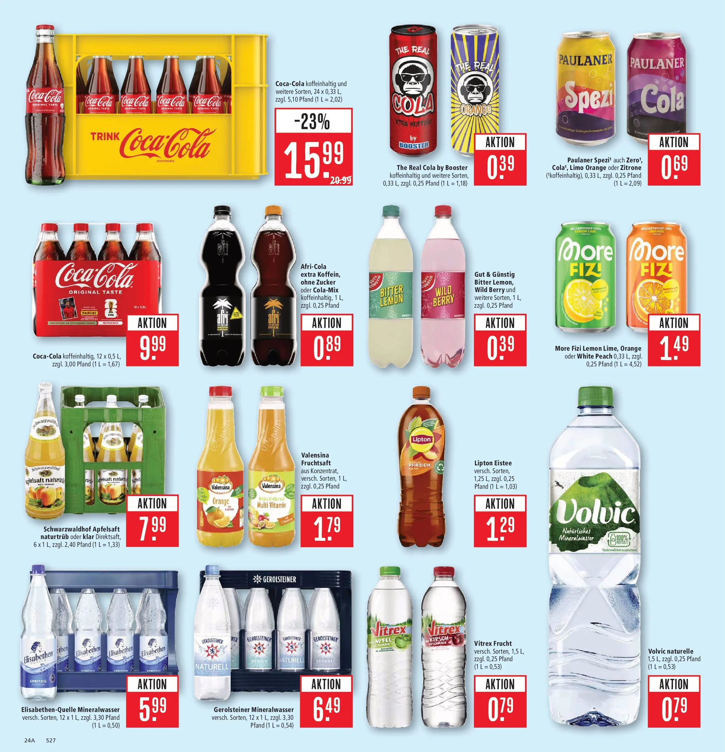Marktkauf Prospekt Aschaffenburg (ab 08.06.2026) » Angebote online | Seite: 32 | Produkte: Coca cola, Cola, Paulaner, Gerolsteiner