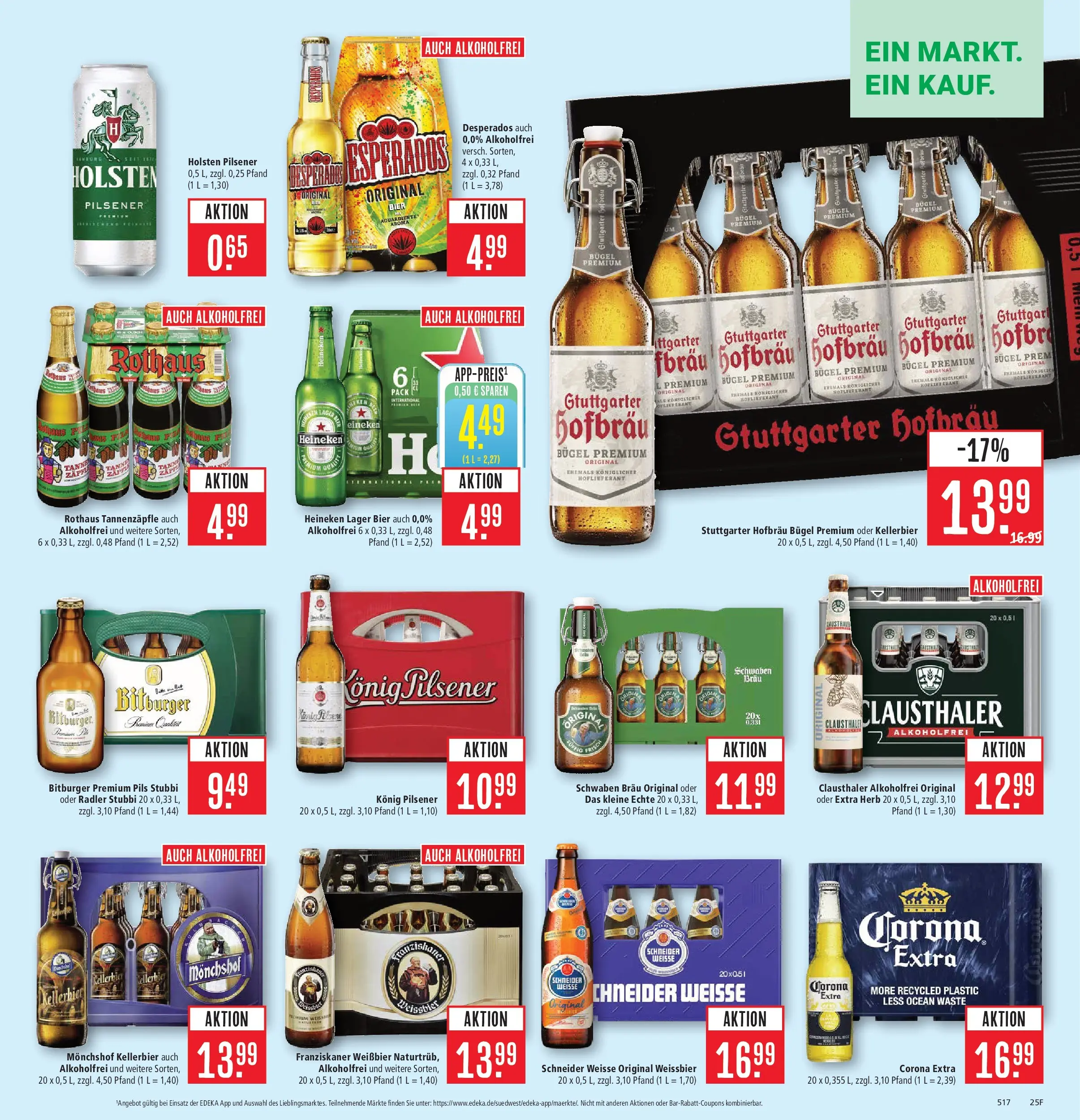 Marktkauf Prospekt Böblingen (ab 08.06.2026) » Angebote online | Seite: 33 | Produkte: Konig pilsener, Weißbier, Pils, Radler