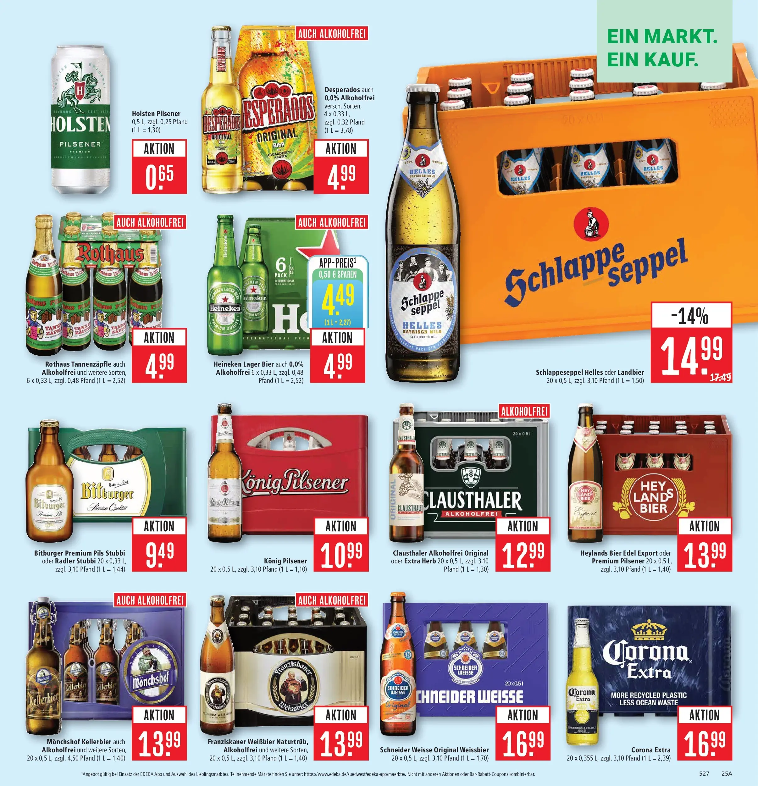 Marktkauf Prospekt Aschaffenburg (ab 08.06.2026) » Angebote online | Seite: 33 | Produkte: Bitburger, Bier, Pils, Desperados