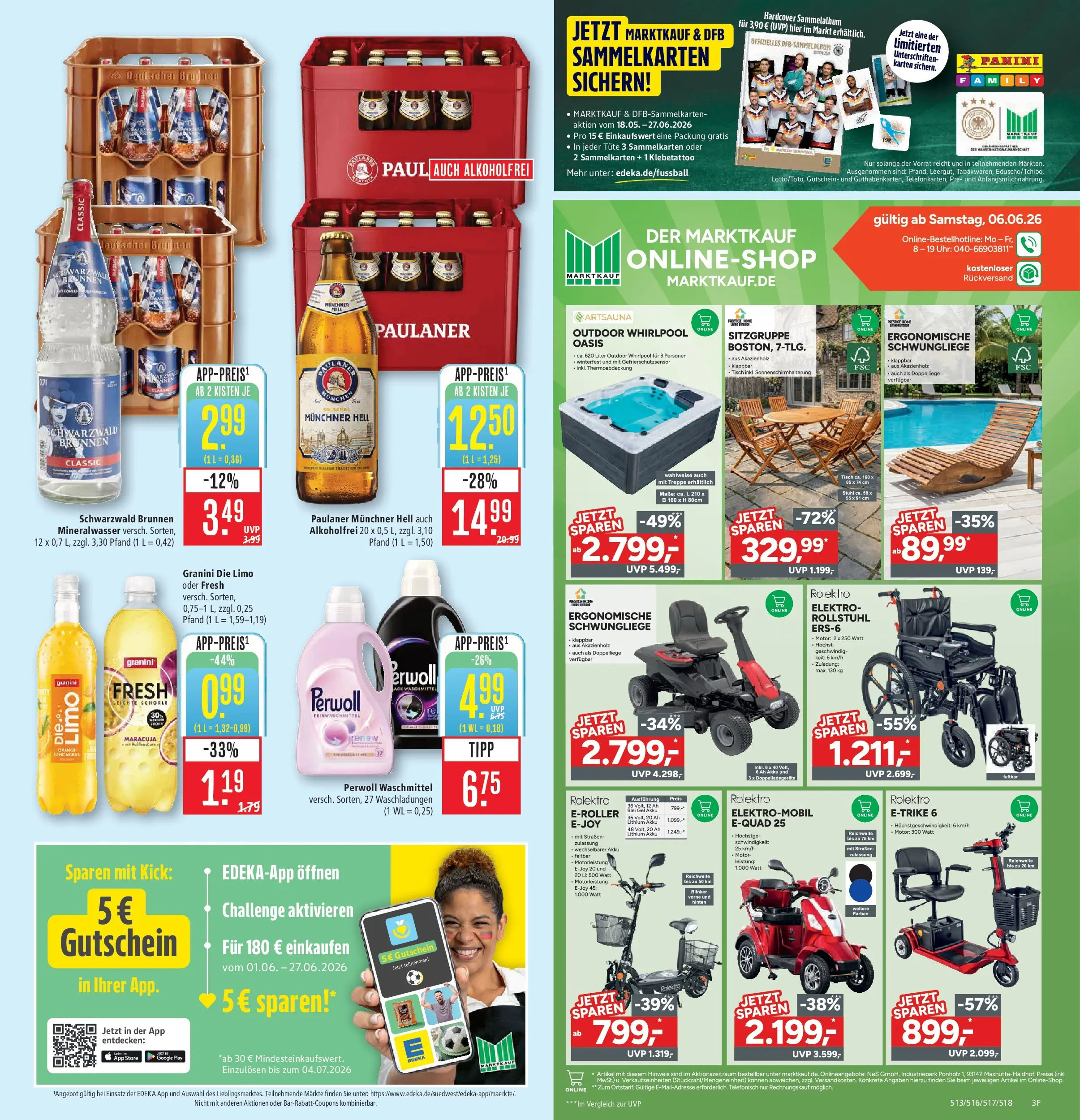 Marktkauf Prospekt Weil Am Rhein (ab 08.06.2026) » Angebote online | Seite: 5 | Produkte: Perwoll, Mineralwasser, Waschmittel, Granini