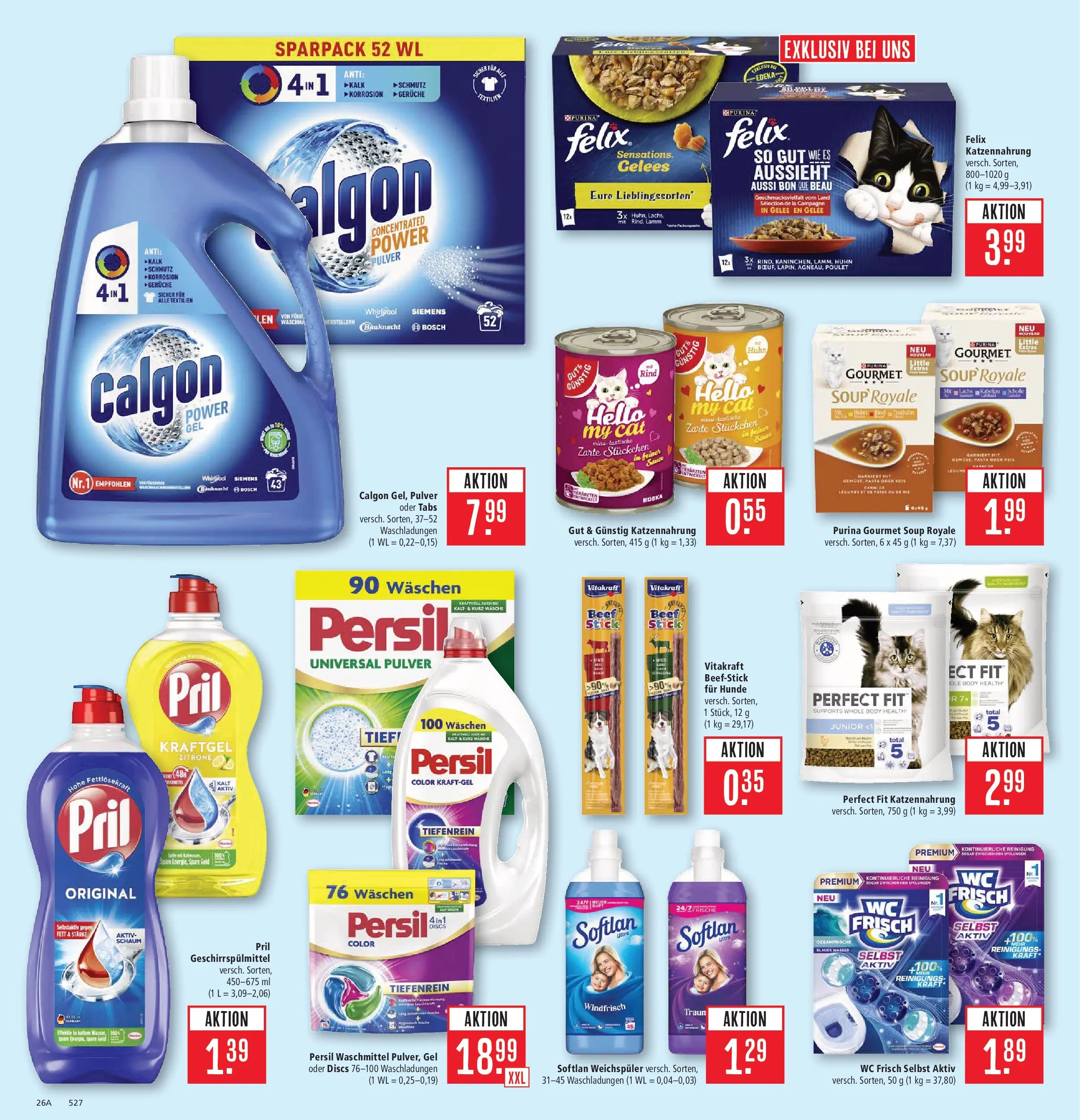 Marktkauf Prospekt Aschaffenburg (ab 08.06.2026) » Angebote online | Seite: 34 | Produkte: Bosch, Lachs, Waschmittel, Wc frisch
